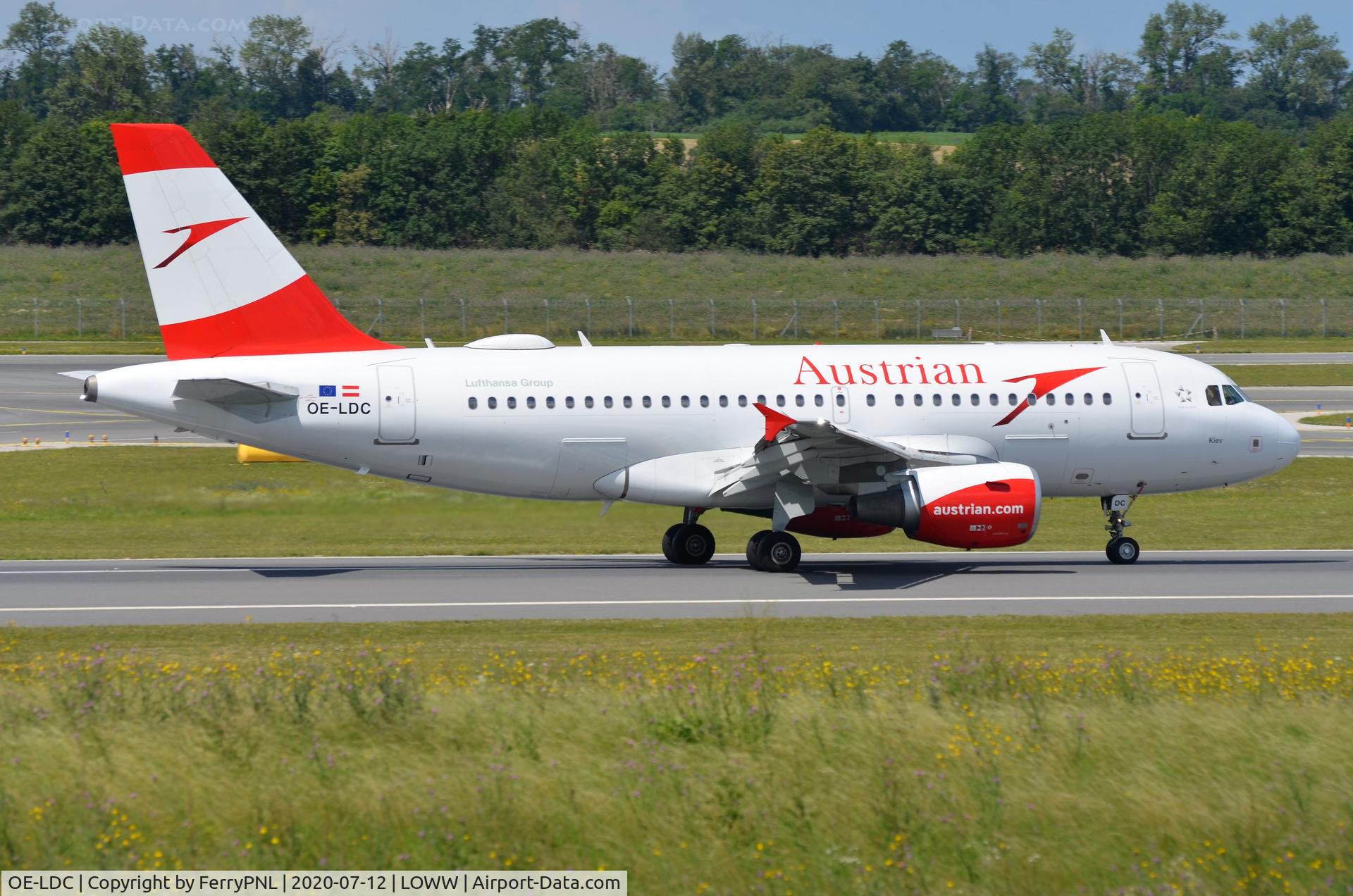 OE-LDC, 2004 Airbus A319-112 C/N 2262, Arrival of Austrian A319