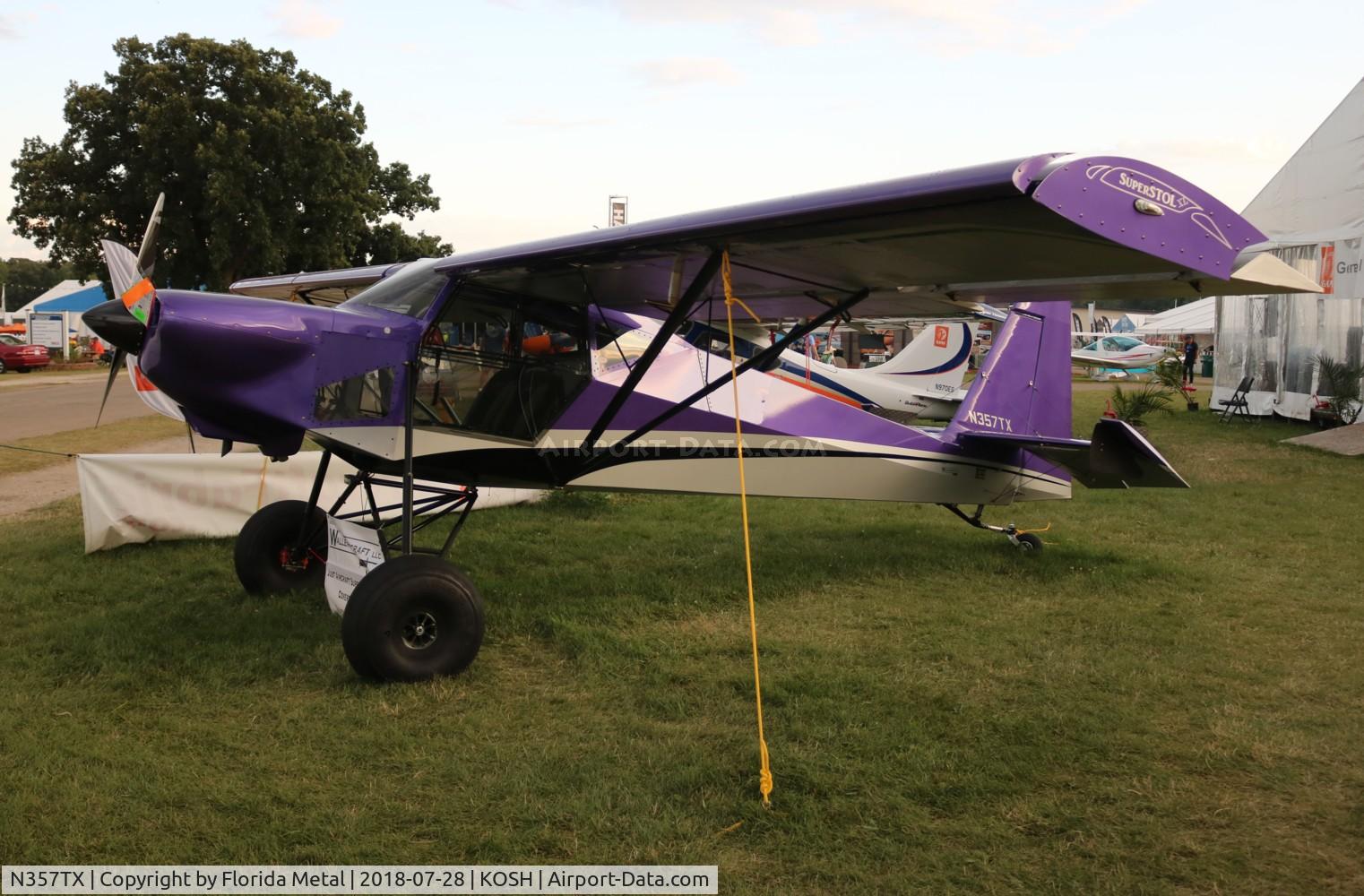 N357TX, 2018 Just Aircraft JA35 SuperStol Stretch C/N JA498-11-16, OSH 2018