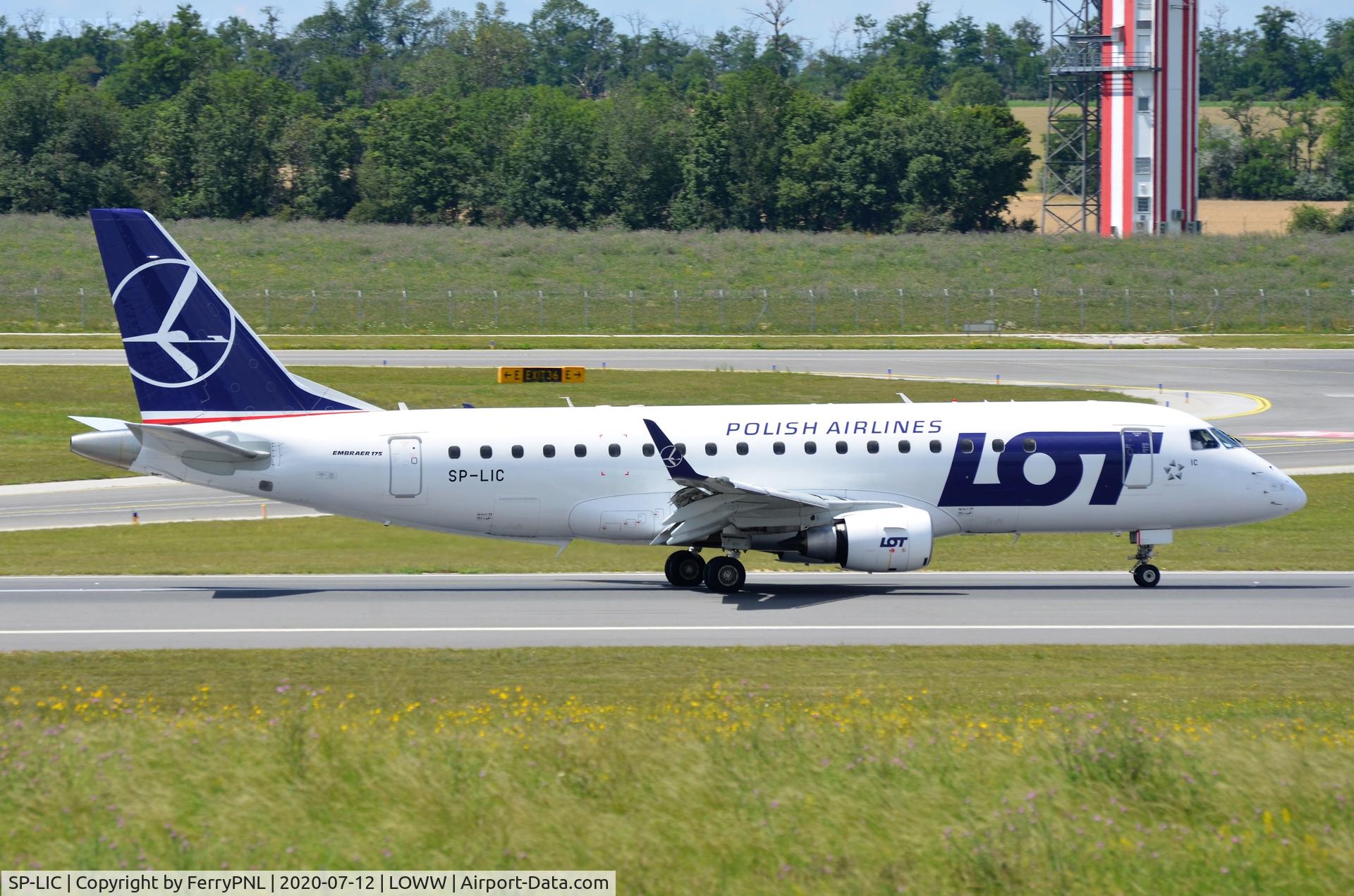 SP-LIC, 2006 Embraer 175LR (ERJ-170-200LR) C/N 17000134, LOT ERJ175 landing
