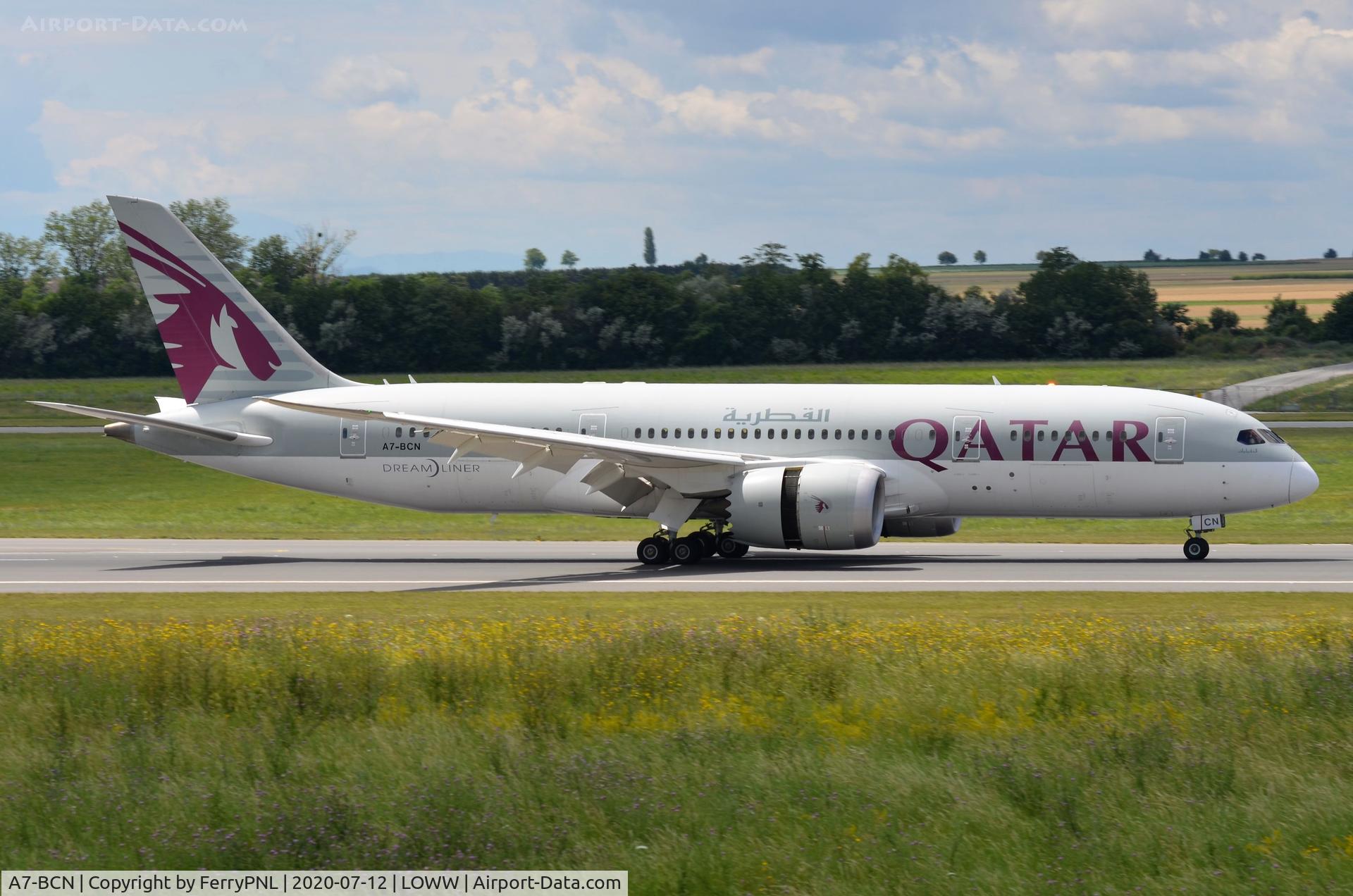 A7-BCN, 2014 Boeing 787-8 Dreamliner C/N 38332, Qatar B788 arriving from Doha