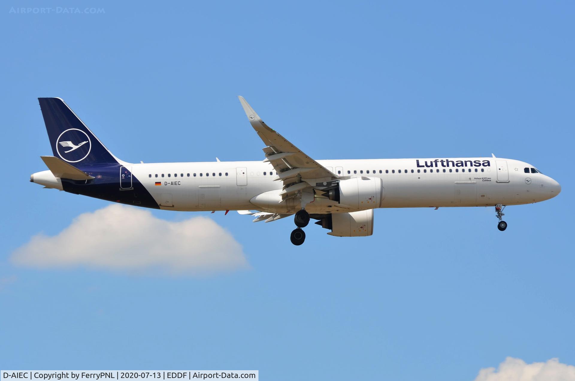 D-AIEC, 2019 Airbus A321-271NX C/N 8814, Lufthansa A321N