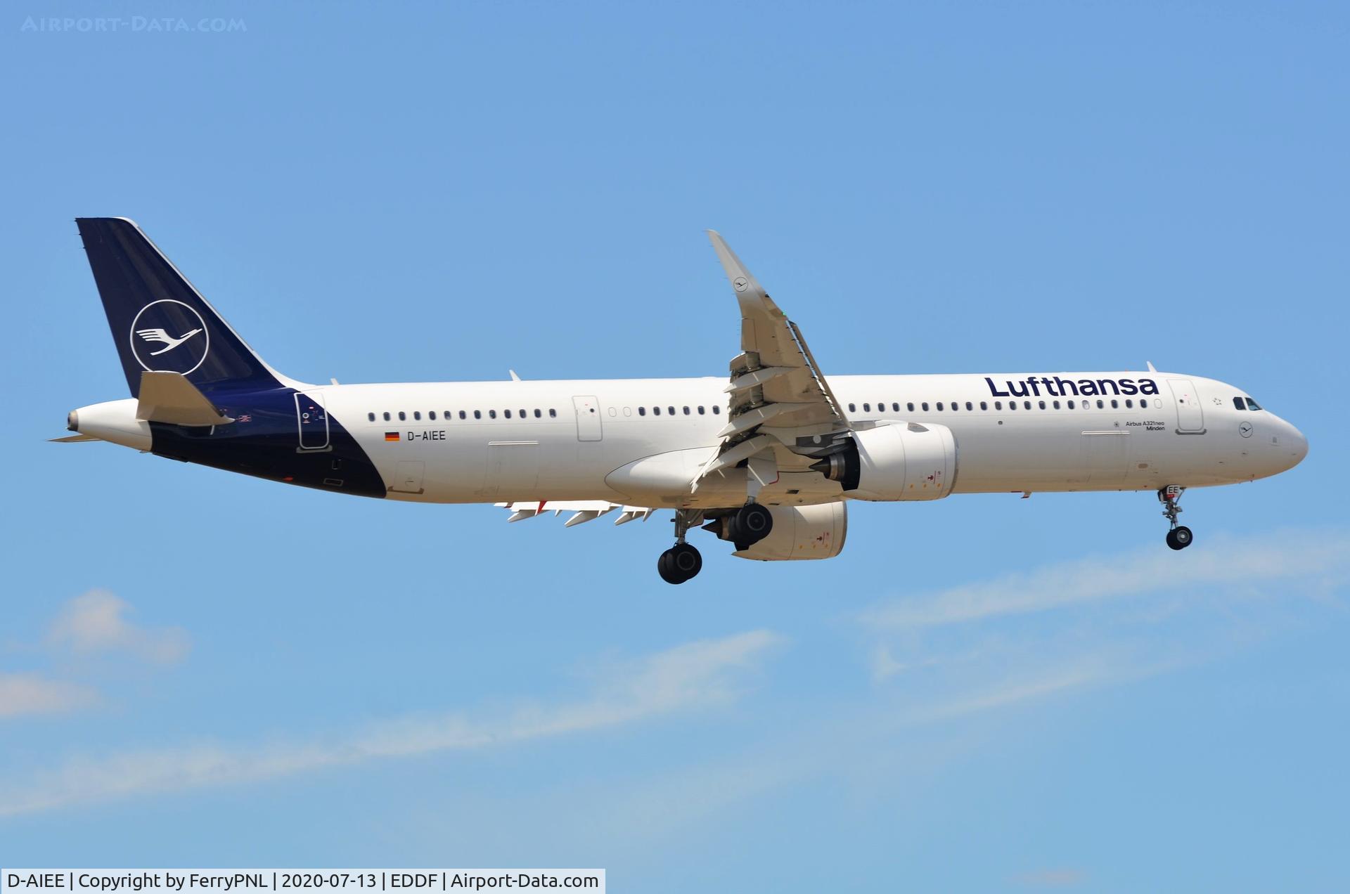 D-AIEE, 2019 Airbus A321-271NX C/N 9046, Lufthansa A321N on short finals