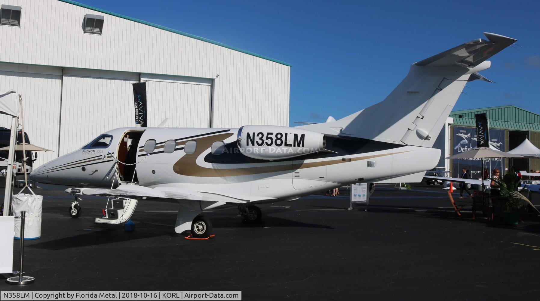 N358LM, 2015 Embraer EMB-500 Phenom 100 C/N 50000358, NBAA 2018
