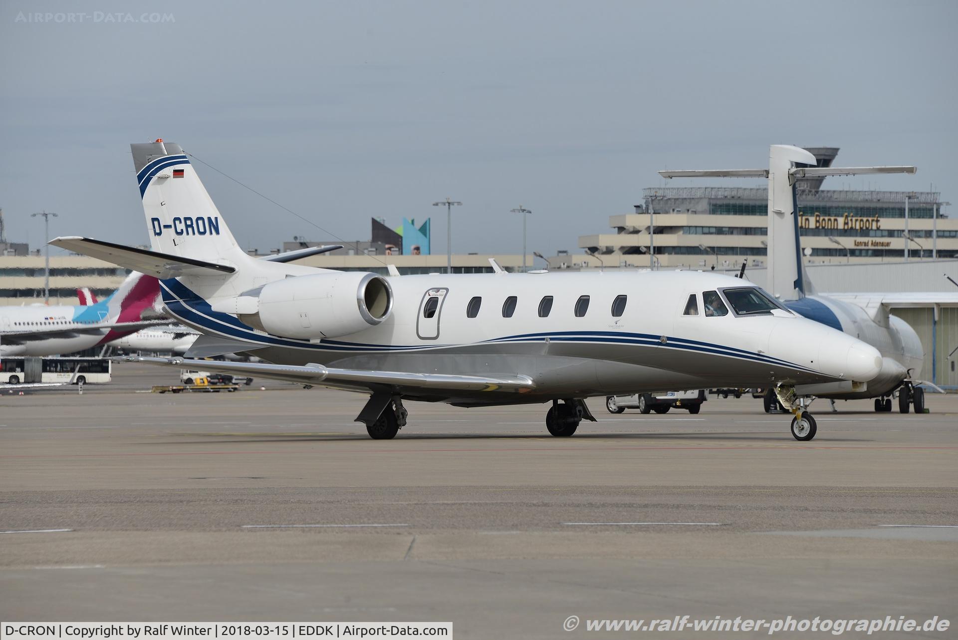 D-CRON, 2008 Cessna 560 Citation XLS C/N 560-5762, Cessna 560XL Citation XLS - SCR Silver Cloud Air - 560-5762 - D-CRON - 15.03.2018 - CGN