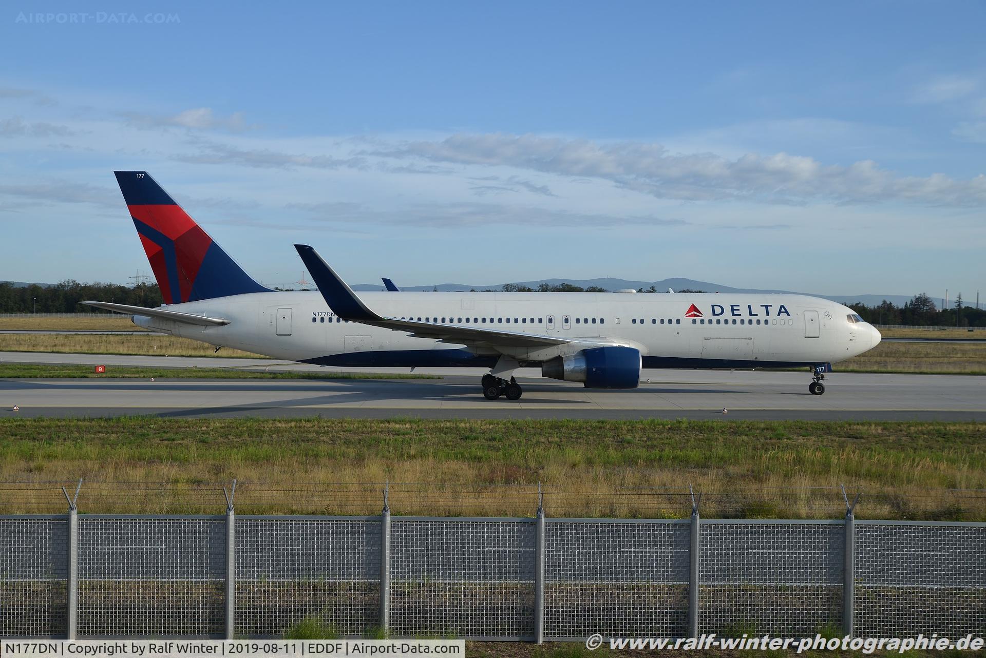 N177DN, 1991 Boeing 767-332 C/N 25122, Boeing 767-332ER - DL DAL Delta Air Lines - 25122 - N177DN - 11.08.2019 - FRA