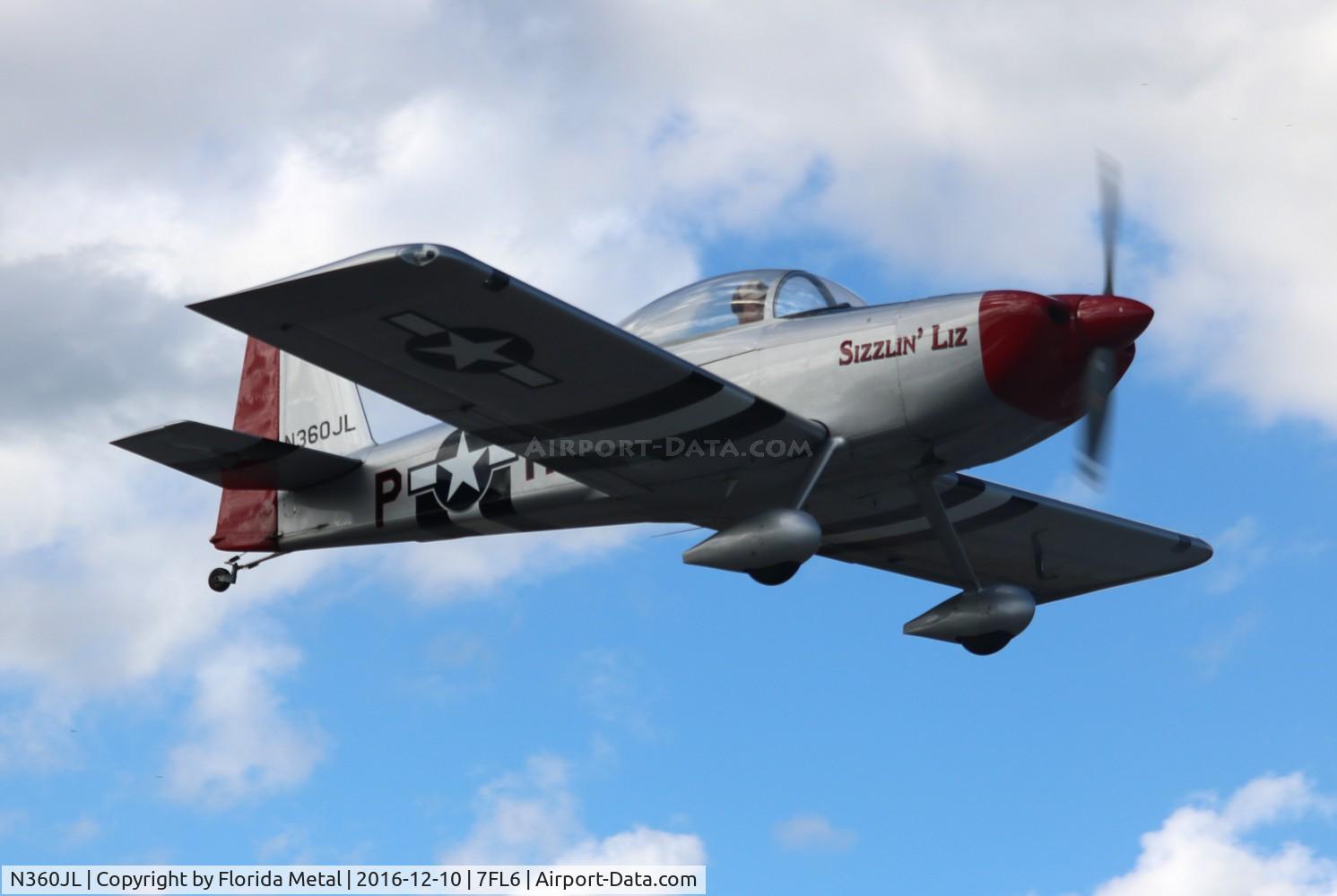 N360JL, 2002 Vans RV-8 C/N 81462, Spruce Creek 2016