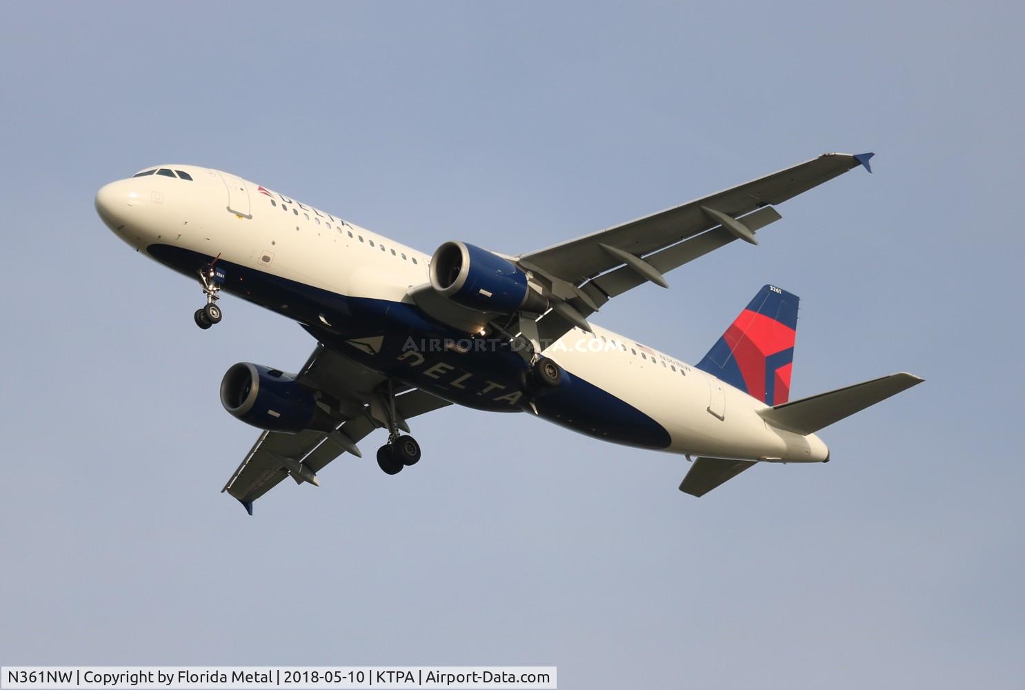 N361NW, 1998 Airbus A320-212 C/N 0907, TPA 2018