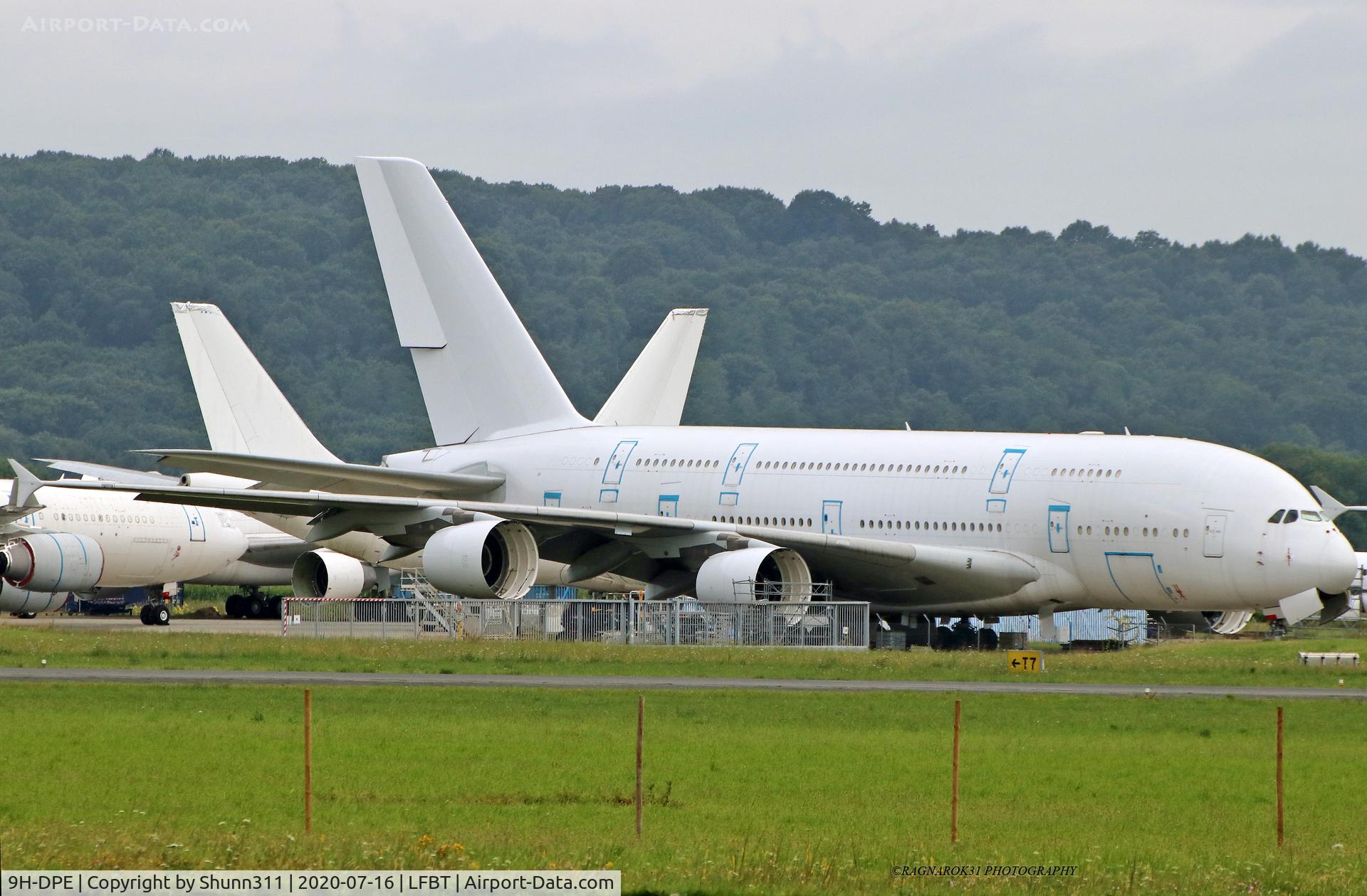 9H-DPE, 2007 Airbus A380-841 C/N 010, Stored and put at the scrapping area...