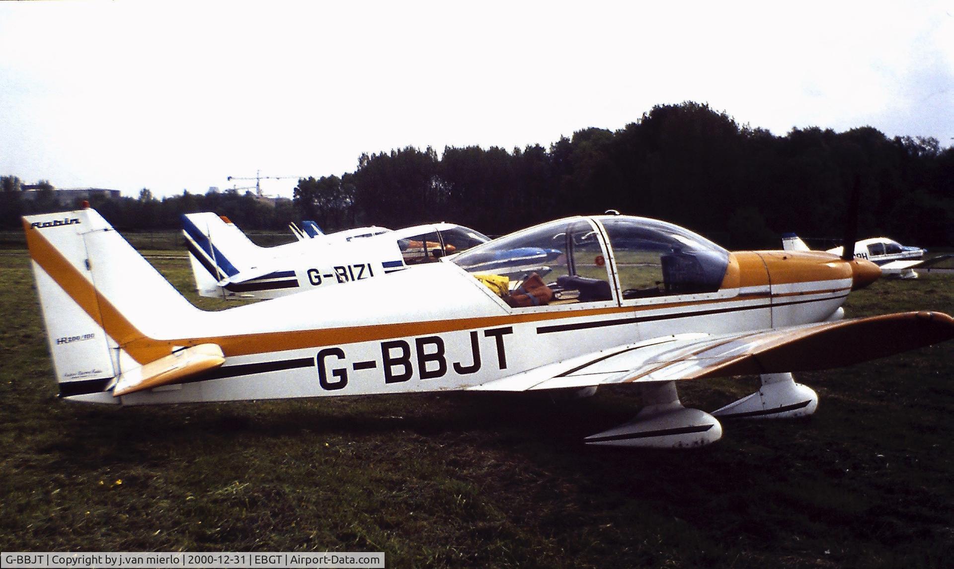 G-BBJT, 1973 Robin HR-200-100 Club C/N 07, Meeting'80s scan slide