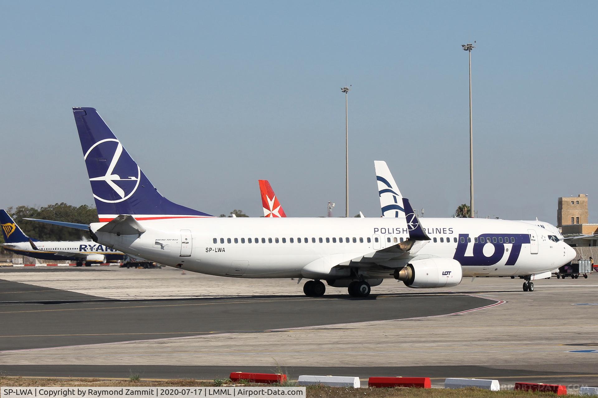SP-LWA, 2005 Boeing 737-89P C/N 30682, B737-800 SP-LSA LOT Polish Airlines