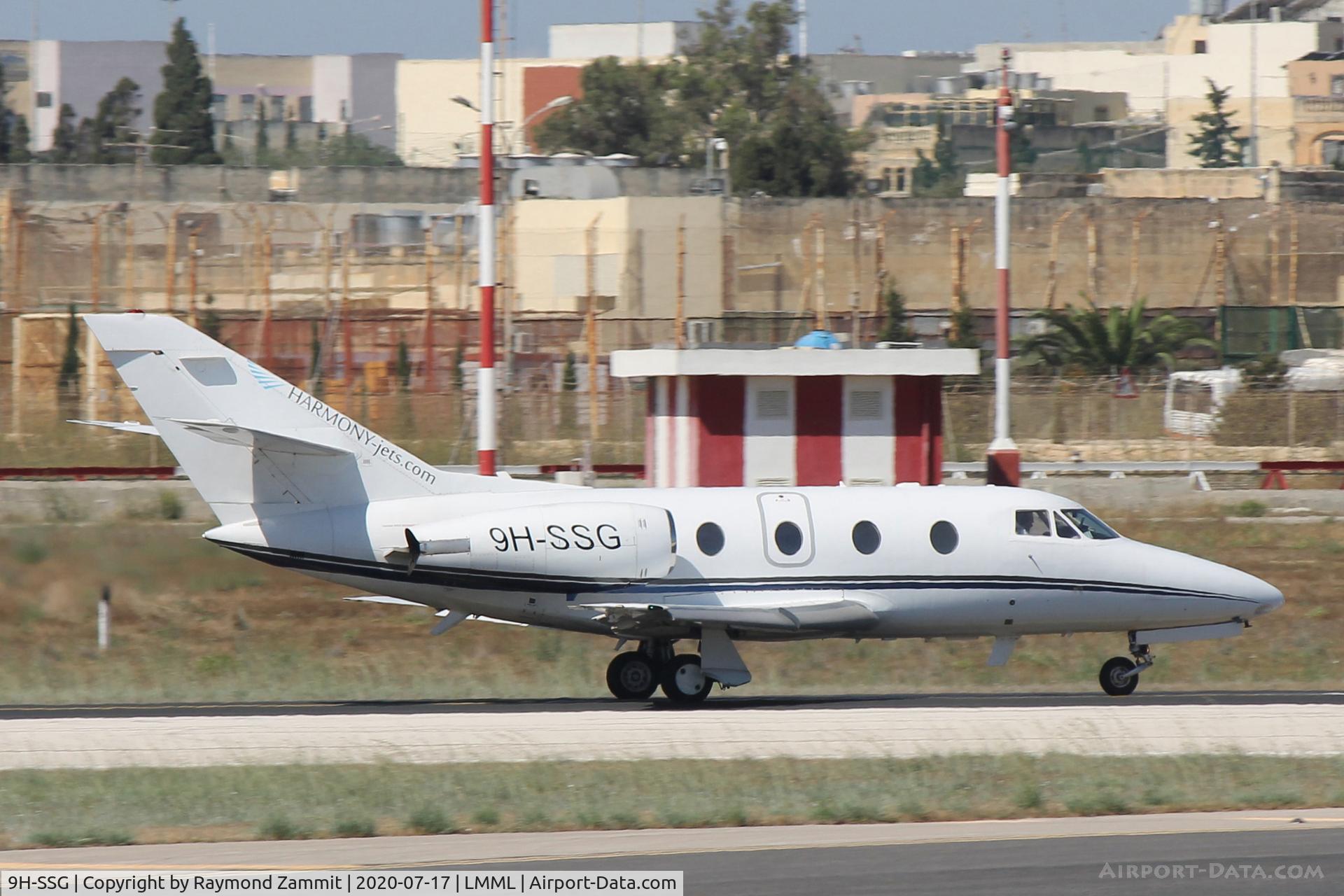 9H-SSG, 1987 Dassault Falcon 10 C/N 209, Dassault Falcon 10 9H-SSG Harmony Jets