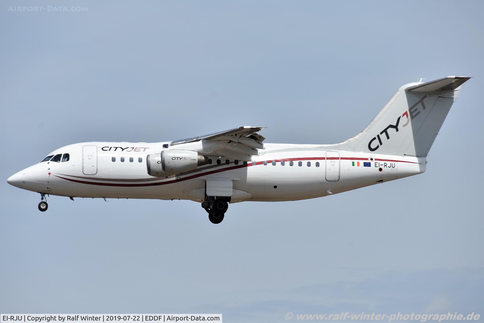 EI-RJU, 2000 British Aerospace Avro 146-RJ85A C/N E2367, British Aerospace Avro RJ-85 - WX BCY CityJet 'Cape Clear' - E2367 - EI-RJU - 22.07.2019 - FRA