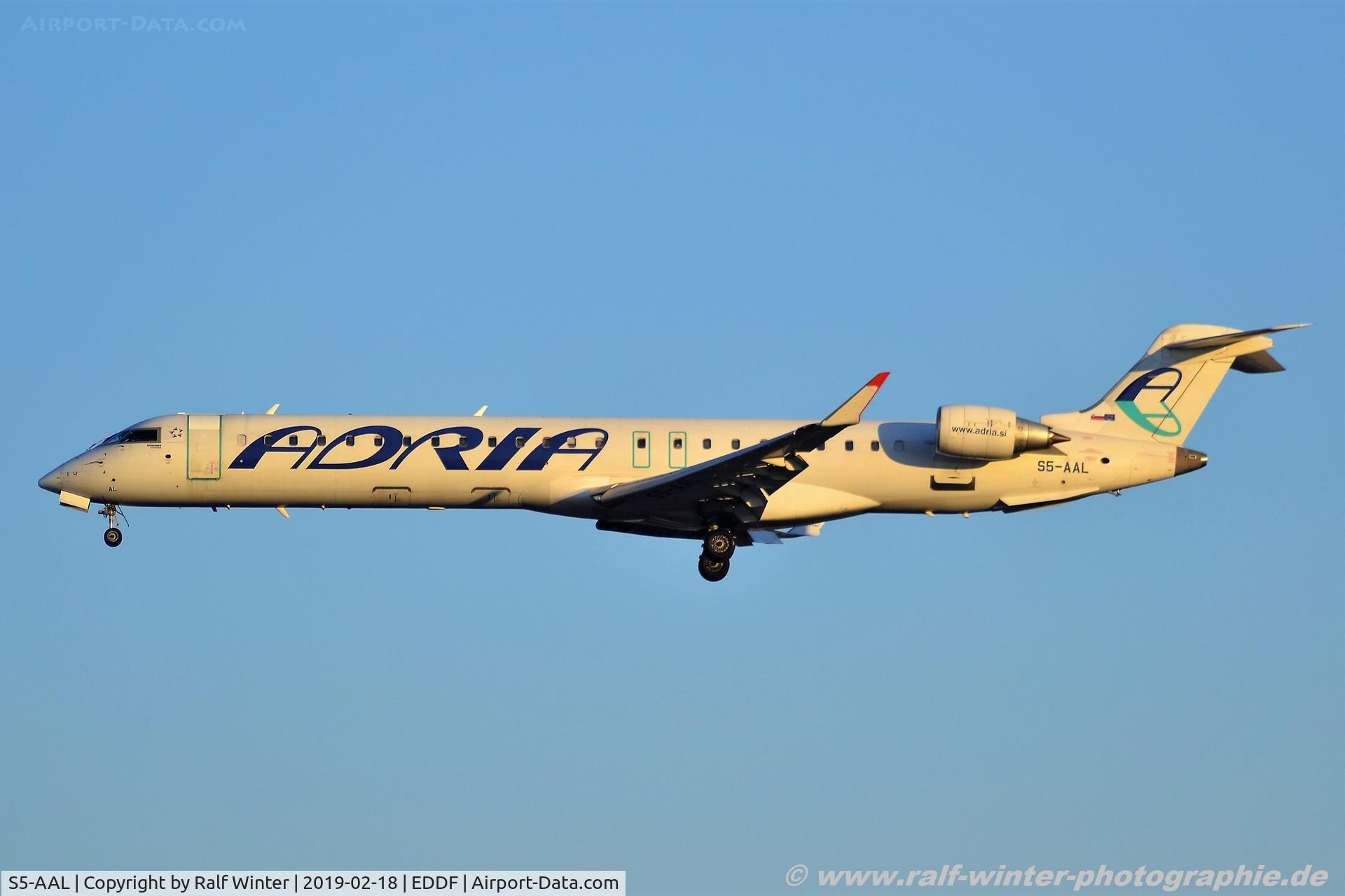 S5-AAL, 2007 Bombardier CRJ-900LR (CL-600-2D24) C/N 15129, Bombarider CL-600-2D24 CRJ 900 - JP ADR Adria Airways - 15129 - S5-AAL - 18.02.2019 - FRA
