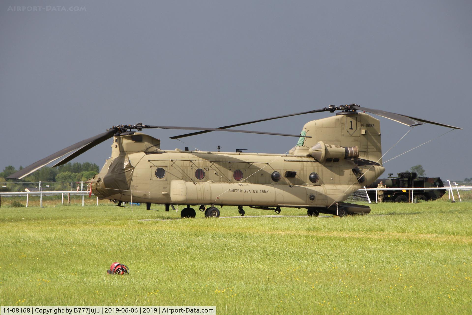 14-08168, 2014 Boeing CH-47F Chinook C/N M.8168, for 75 D-Day anniversary
at Carentan