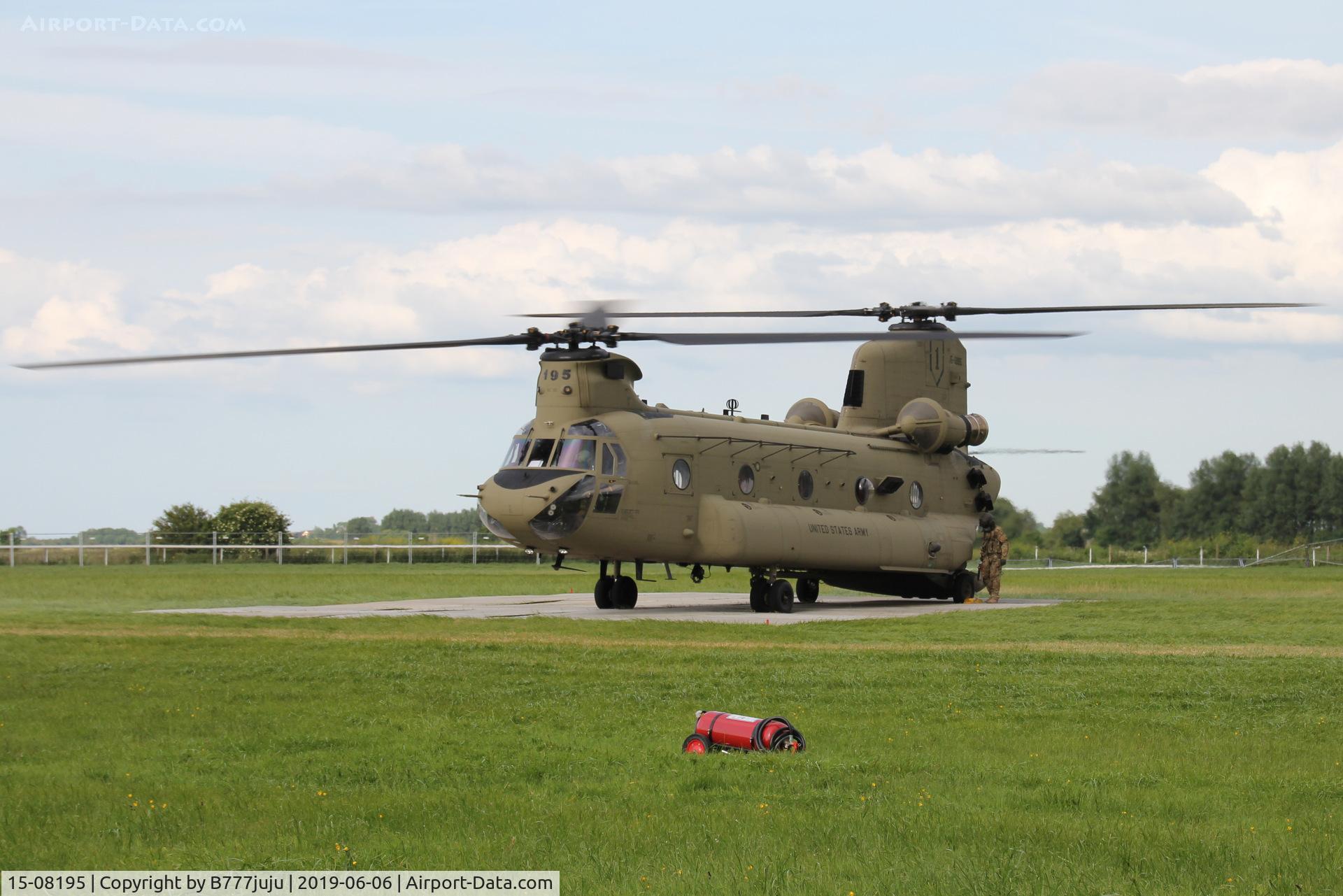 15-08195, Boeing CH-47F Chinook C/N M.8195, for 75 D-Day anniversary
at Carentan