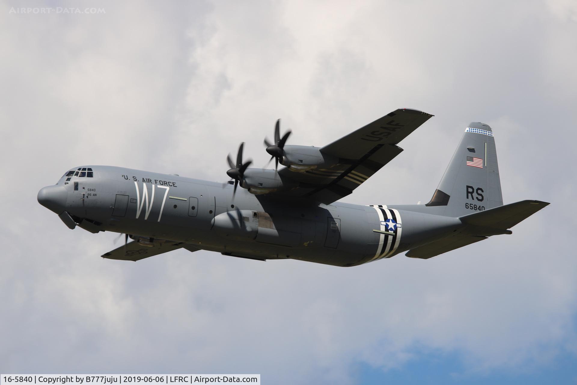 16-5840, Lockheed Martin C-130J-30 Super Hercules C/N 382-5840, for 75 D-Day anniversary