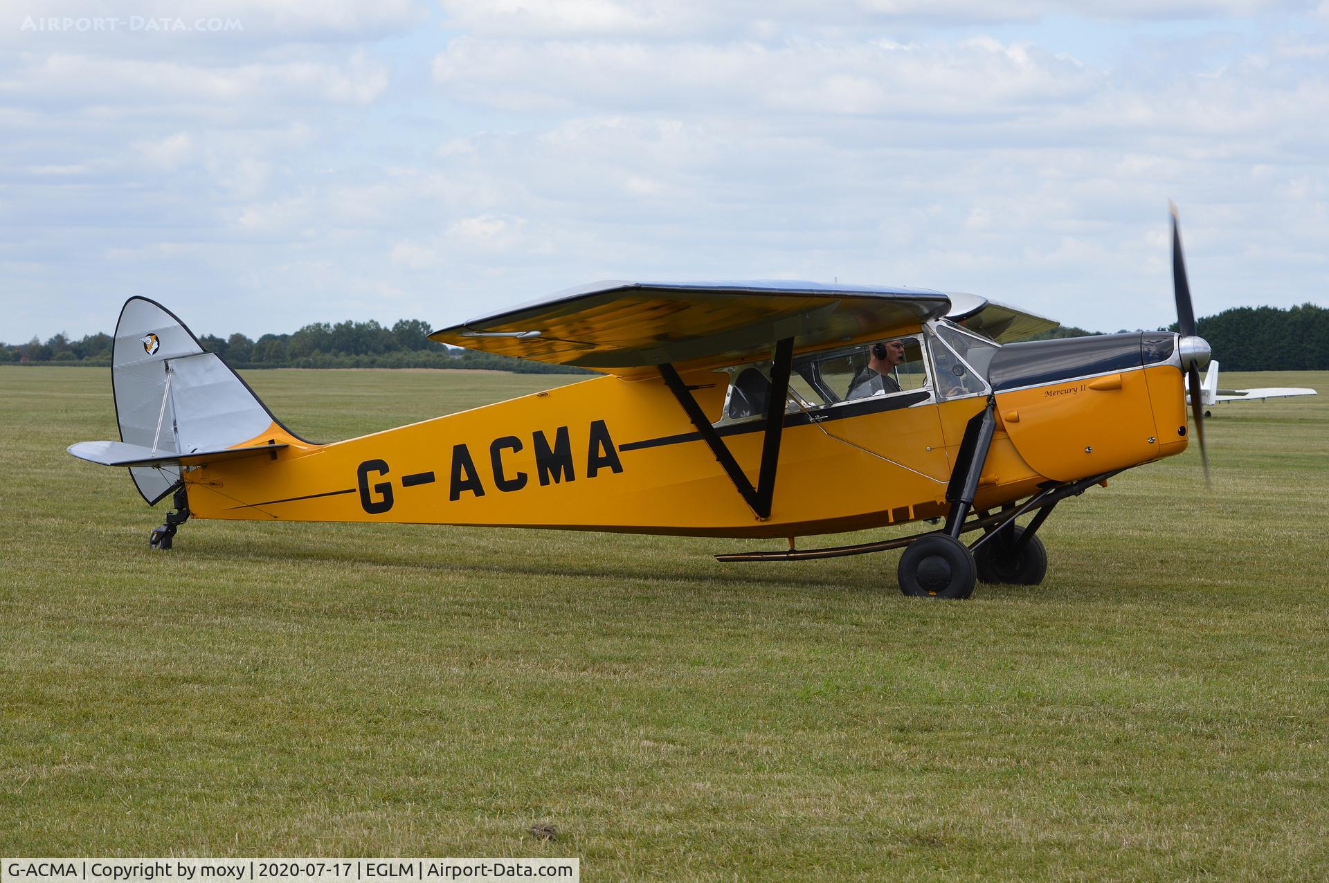 G-ACMA, 1934 De Havilland DH.85 Leopard Moth C/N 7042, De Havilland DH.85 Leopard Moth at White Waltham.