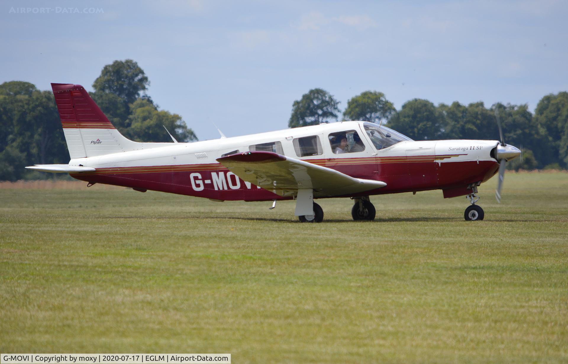 G-MOVI, 1983 Piper PA-32R-301 Saratoga SP C/N 32R-8313029, Piper PA-32R-301 Saratoga SP at White Waltham.