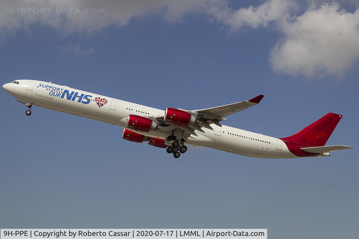 9H-PPE, 2006 Airbus A340-642 C/N 787, Runway 31