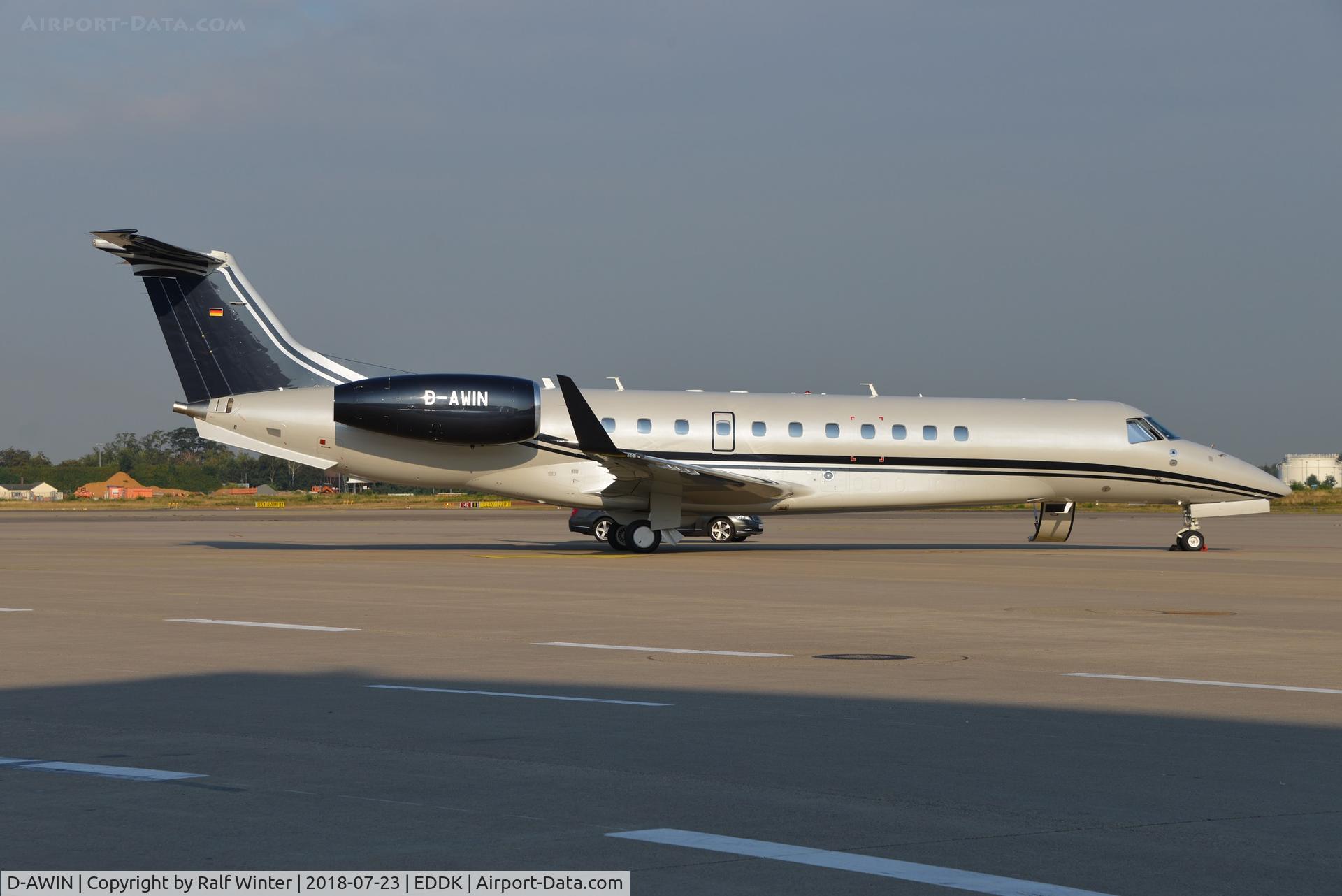 D-AWIN, 2018 Embraer EMB-135BJ Legacy 650 C/N 14501231, Embraer EMB-135BJ Legacy 650 - AHO Air Hamburg - 14501231 - D-AWIN - 23.07.2018 - CGN
