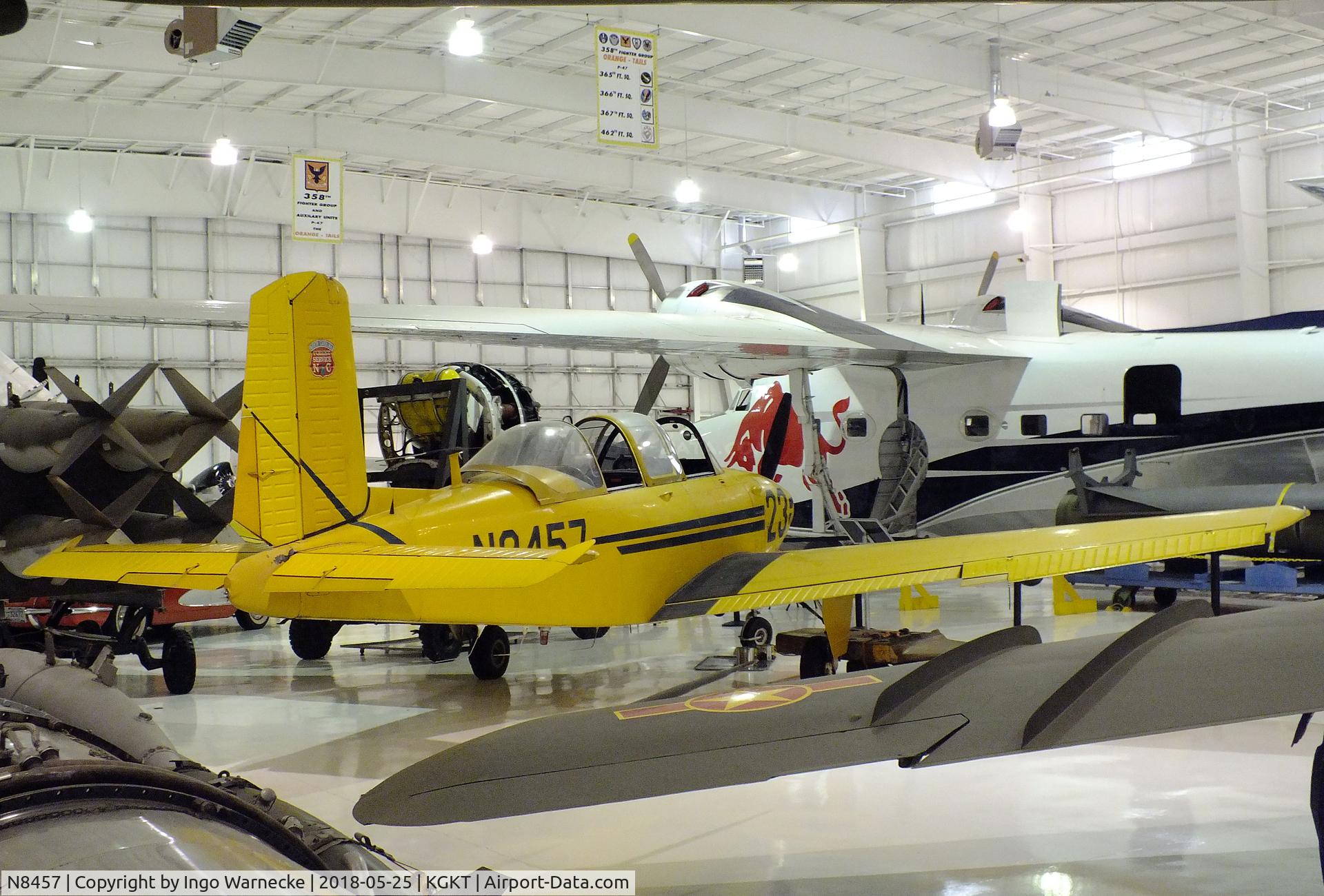 N8457, 1969 Beech T-34B Mentor C/N BG-409, Beechcraft T-34B Mentor at the Tennessee Museum of Aviation, Sevierville TN