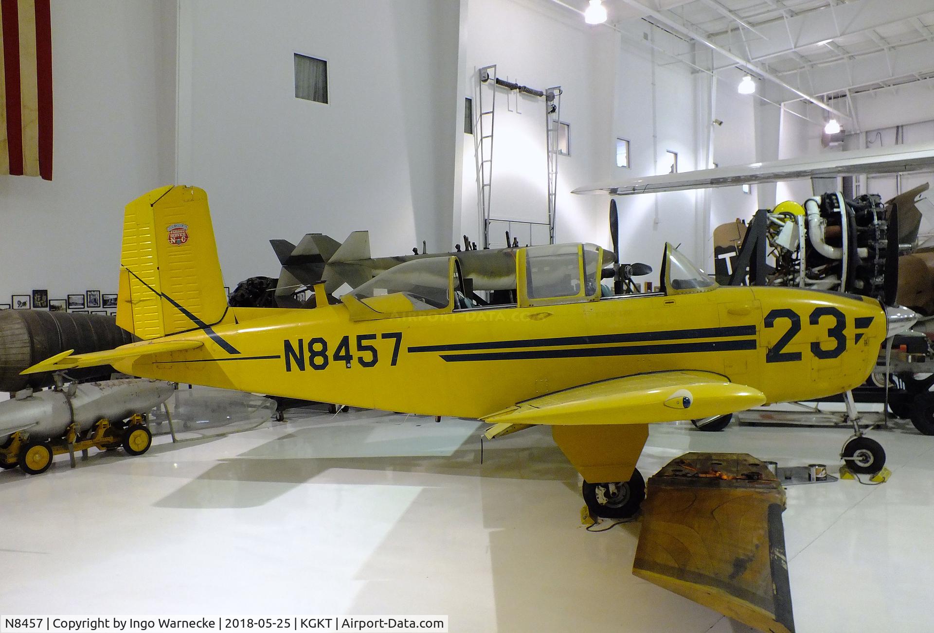 N8457, 1969 Beech T-34B Mentor C/N BG-409, Beechcraft T-34B Mentor at the Tennessee Museum of Aviation, Sevierville TN