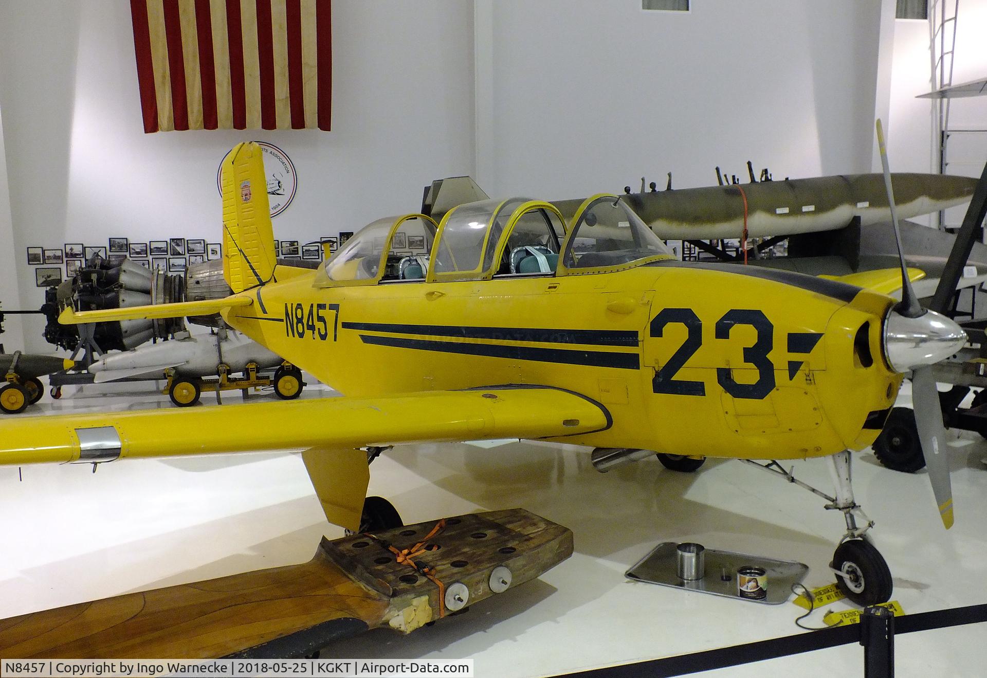 N8457, 1969 Beech T-34B Mentor C/N BG-409, Beechcraft T-34B Mentor at the Tennessee Museum of Aviation, Sevierville TN