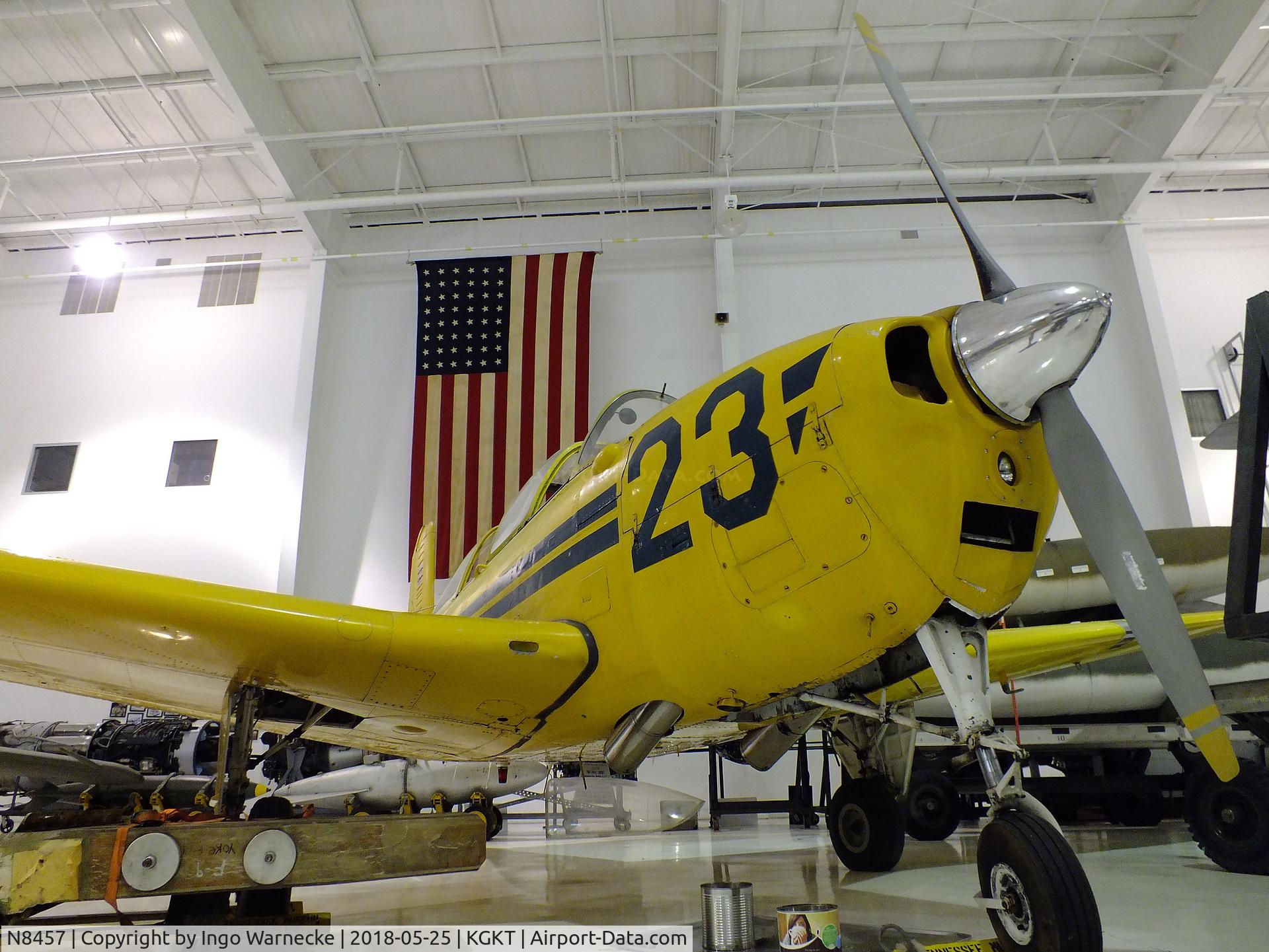 N8457, 1969 Beech T-34B Mentor C/N BG-409, Beechcraft T-34B Mentor at the Tennessee Museum of Aviation, Sevierville TN