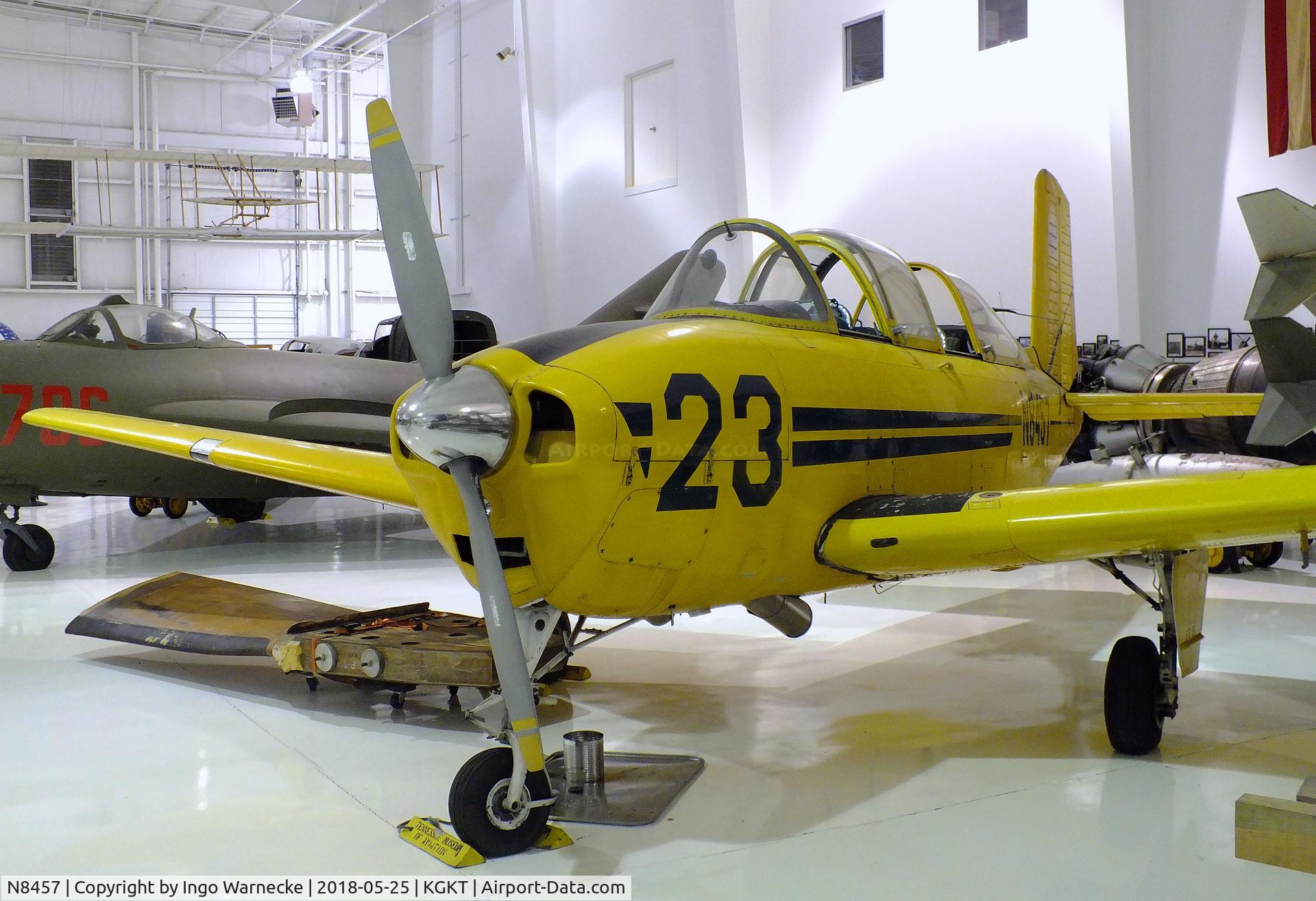 N8457, 1969 Beech T-34B Mentor C/N BG-409, Beechcraft T-34B Mentor at the Tennessee Museum of Aviation, Sevierville TN