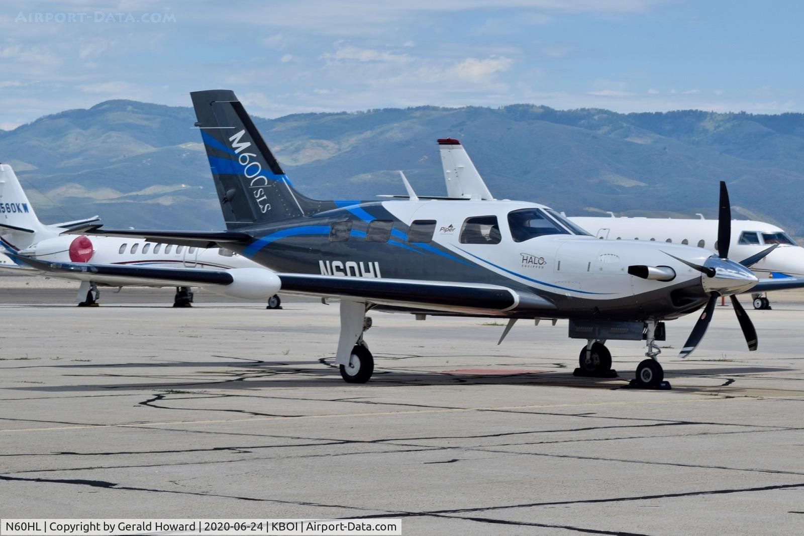 N60HL, 2019 Piper PA-46-M600 C/N 46-98100, Parked on south GA ramp.