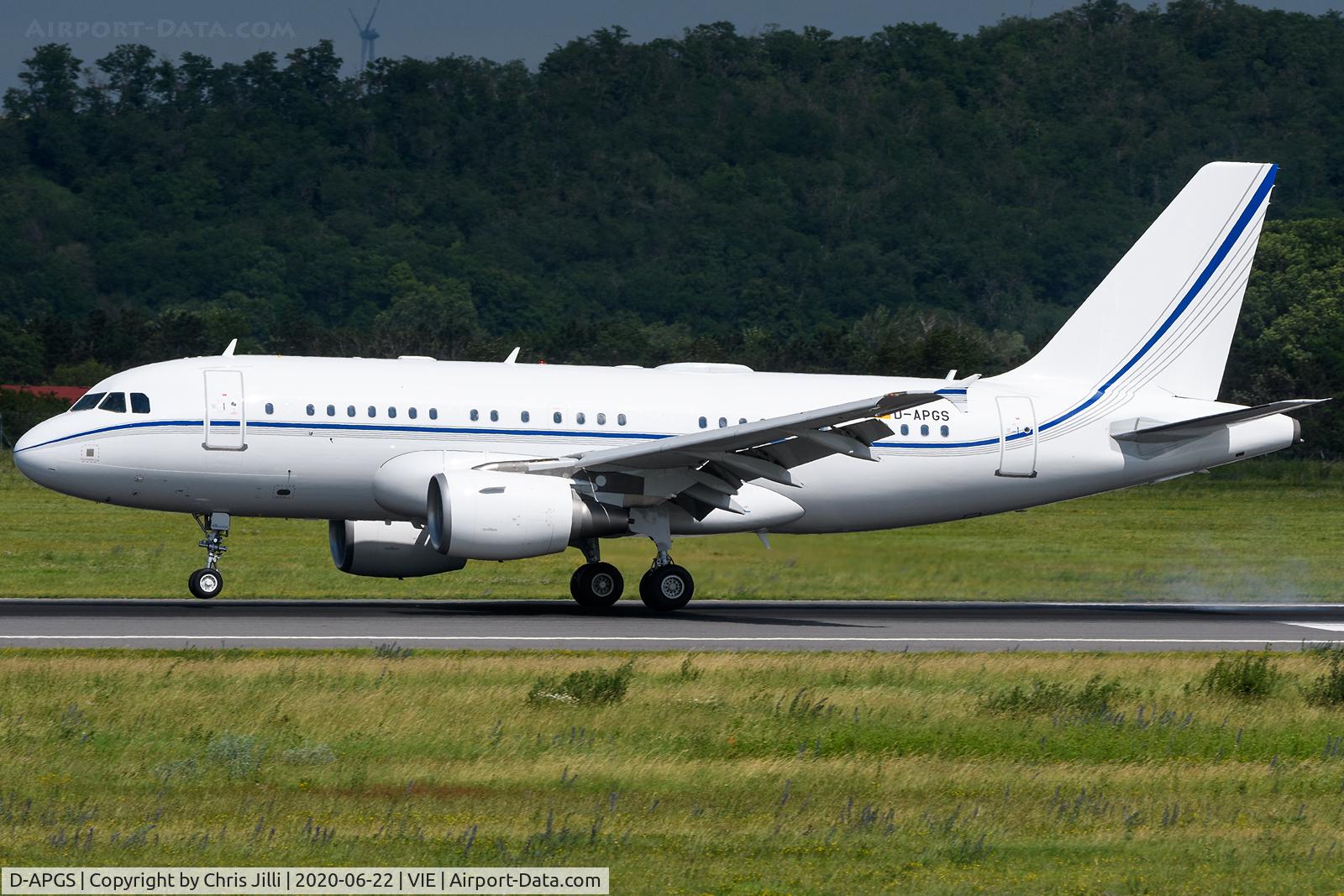 D-APGS, 2007 Airbus ACJ319 (A319-115/CJ) C/N 3046, K5 Aviation