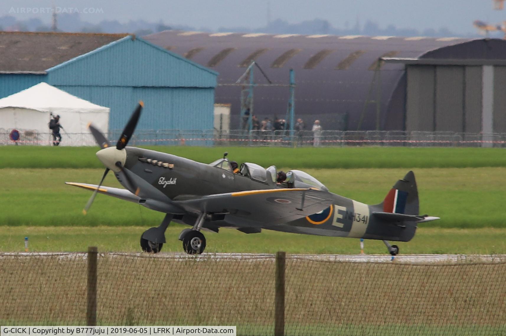 G-CICK, 1944 Supermarine 361 Spitfire LF.IXe C/N CBAF 8912, for 75 D-Day anniversary