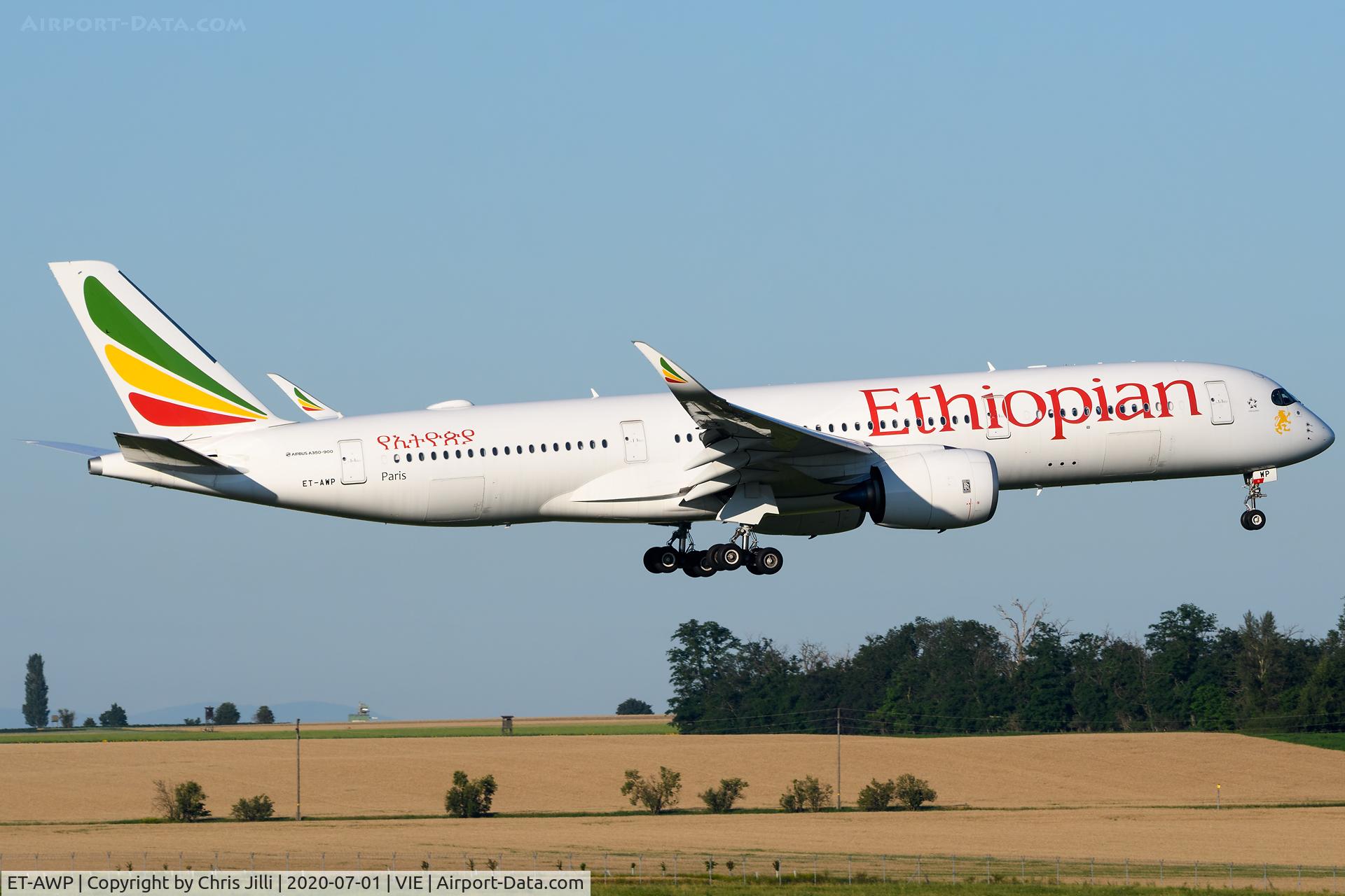 ET-AWP, 2019 Airbus A350-941 C/N 375, Ethiopian Airlines