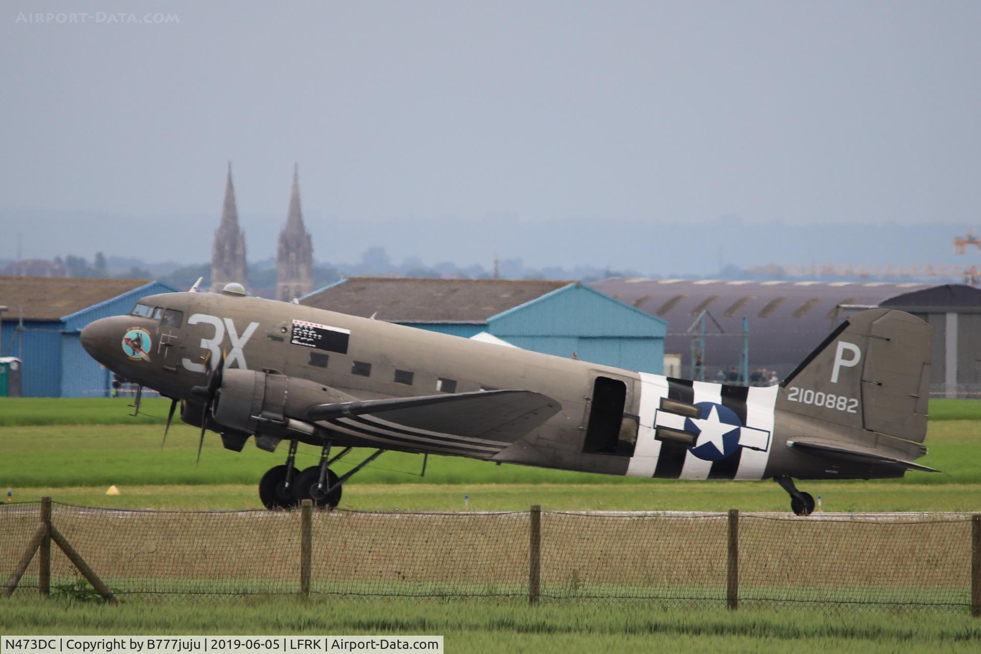 N473DC, 1942 Douglas DC3C (C-47A) C/N 19345, for 75 D-Day anniversary