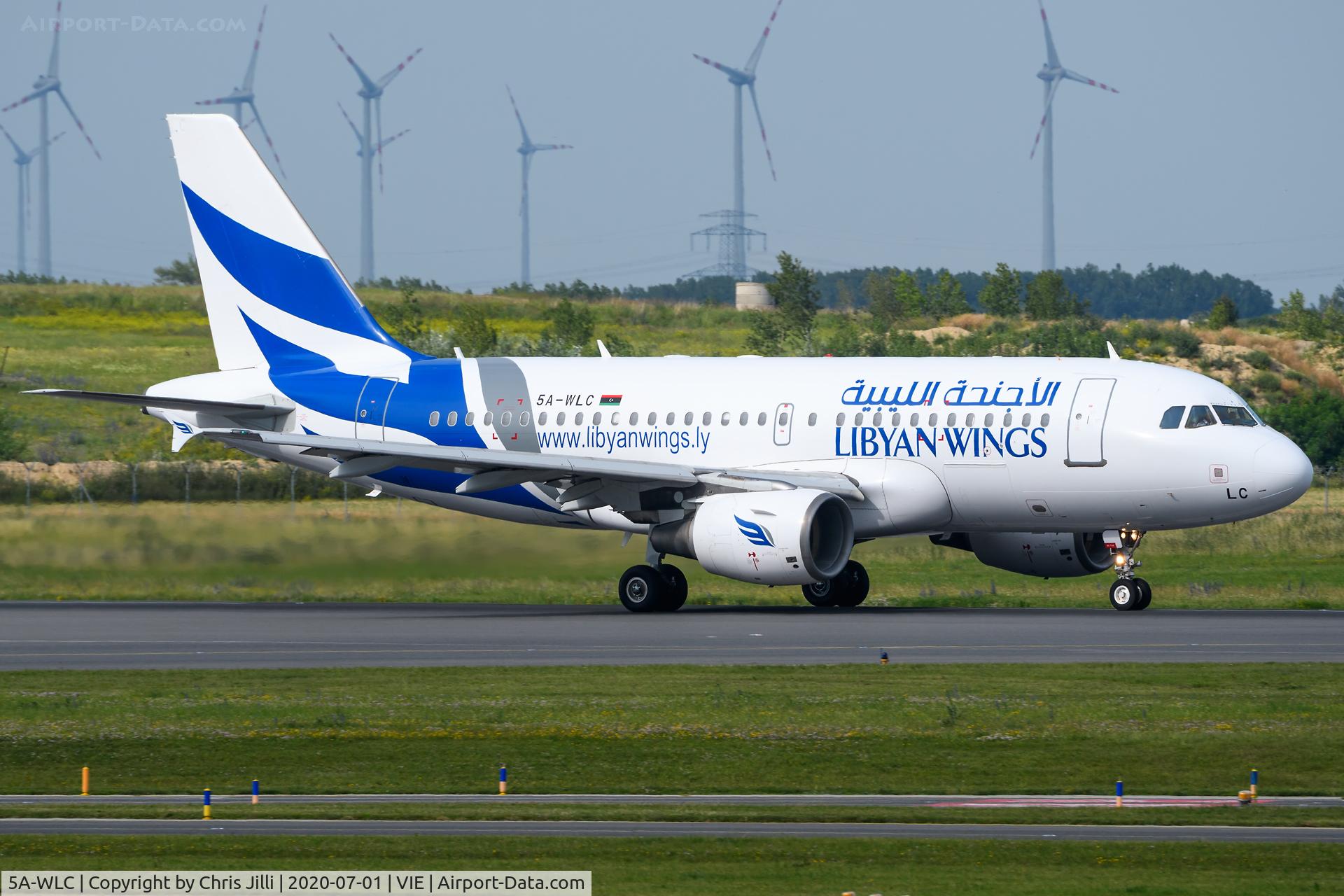 5A-WLC, 2006 Airbus A319-112 C/N 2905, Libyan Wings