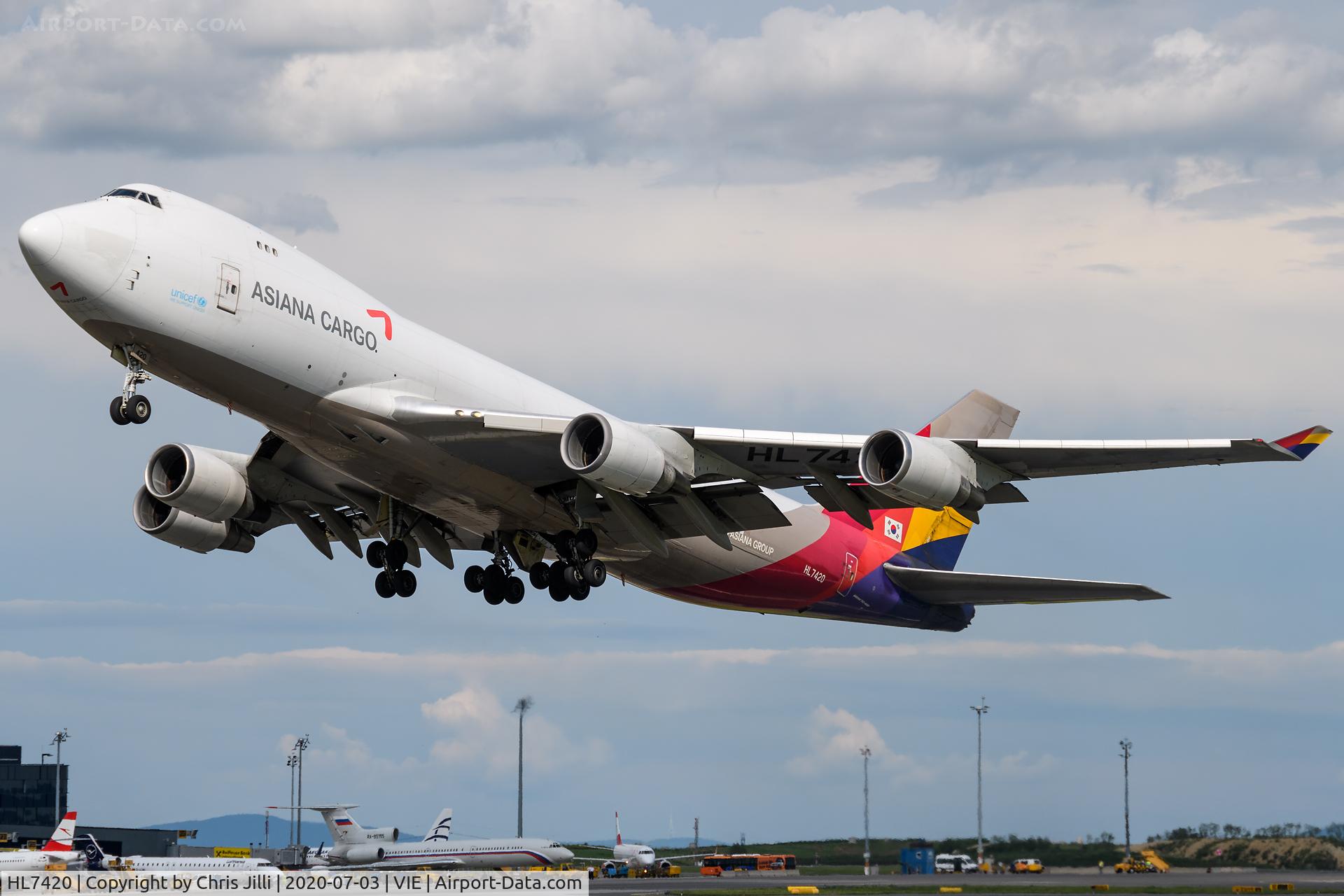 HL7420, 1995 Boeing 747-48EF (SCD) C/N 25783, Asiana Cargo