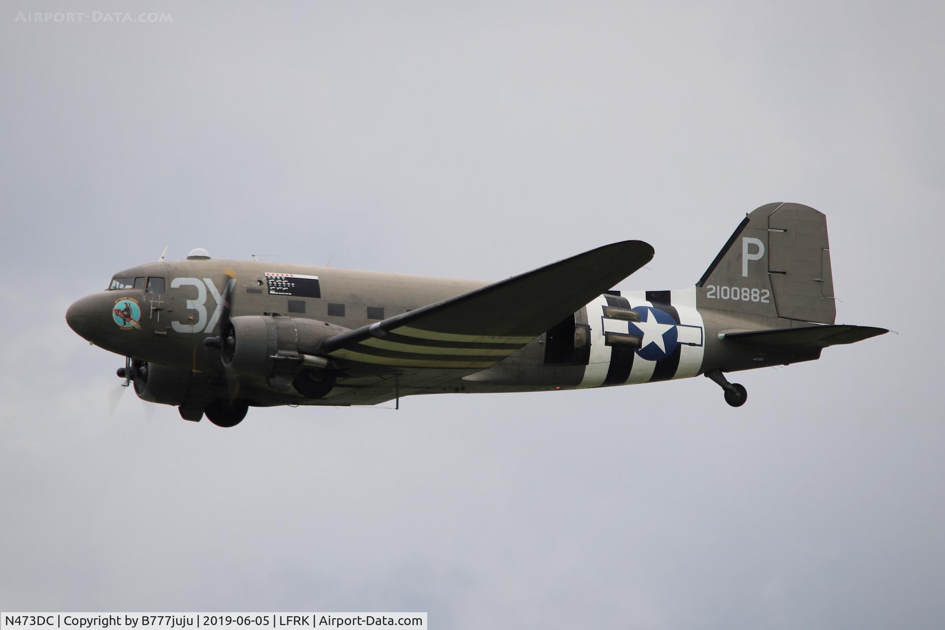 N473DC, 1942 Douglas DC3C (C-47A) C/N 19345, for 75 D-Day anniversary