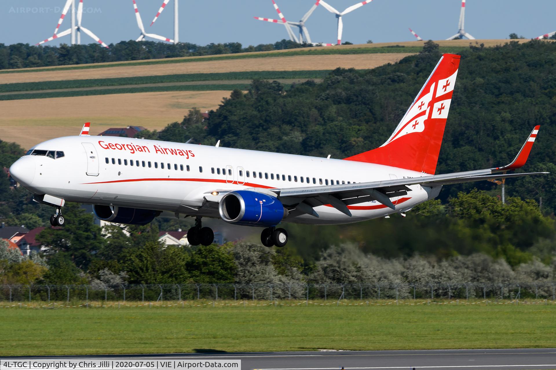 4L-TGC, 2007 Boeing 737-8FH C/N 35092, Georgian Airways