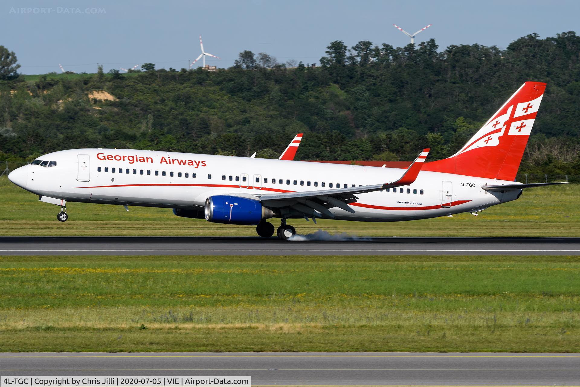 4L-TGC, 2007 Boeing 737-8FH C/N 35092, Georgian Airways