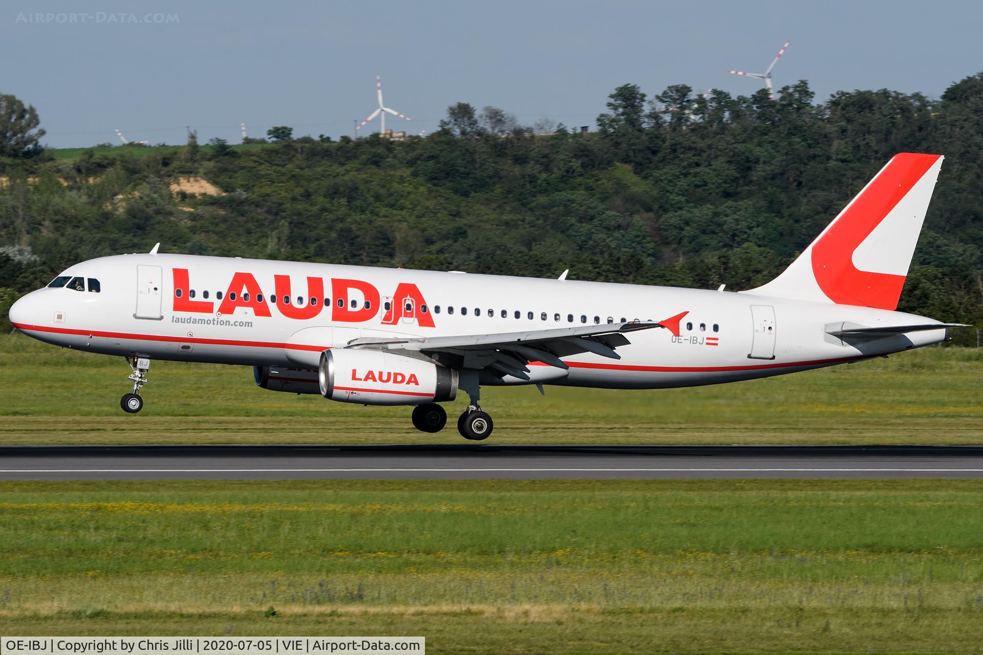OE-IBJ, 2007 Airbus A320-232 C/N 3259, Laudamotion