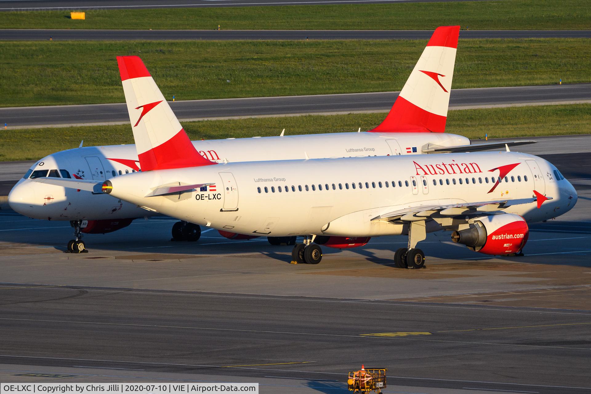 OE-LXC, 2008 Airbus A320-216 C/N 3502, Austrian Airlines