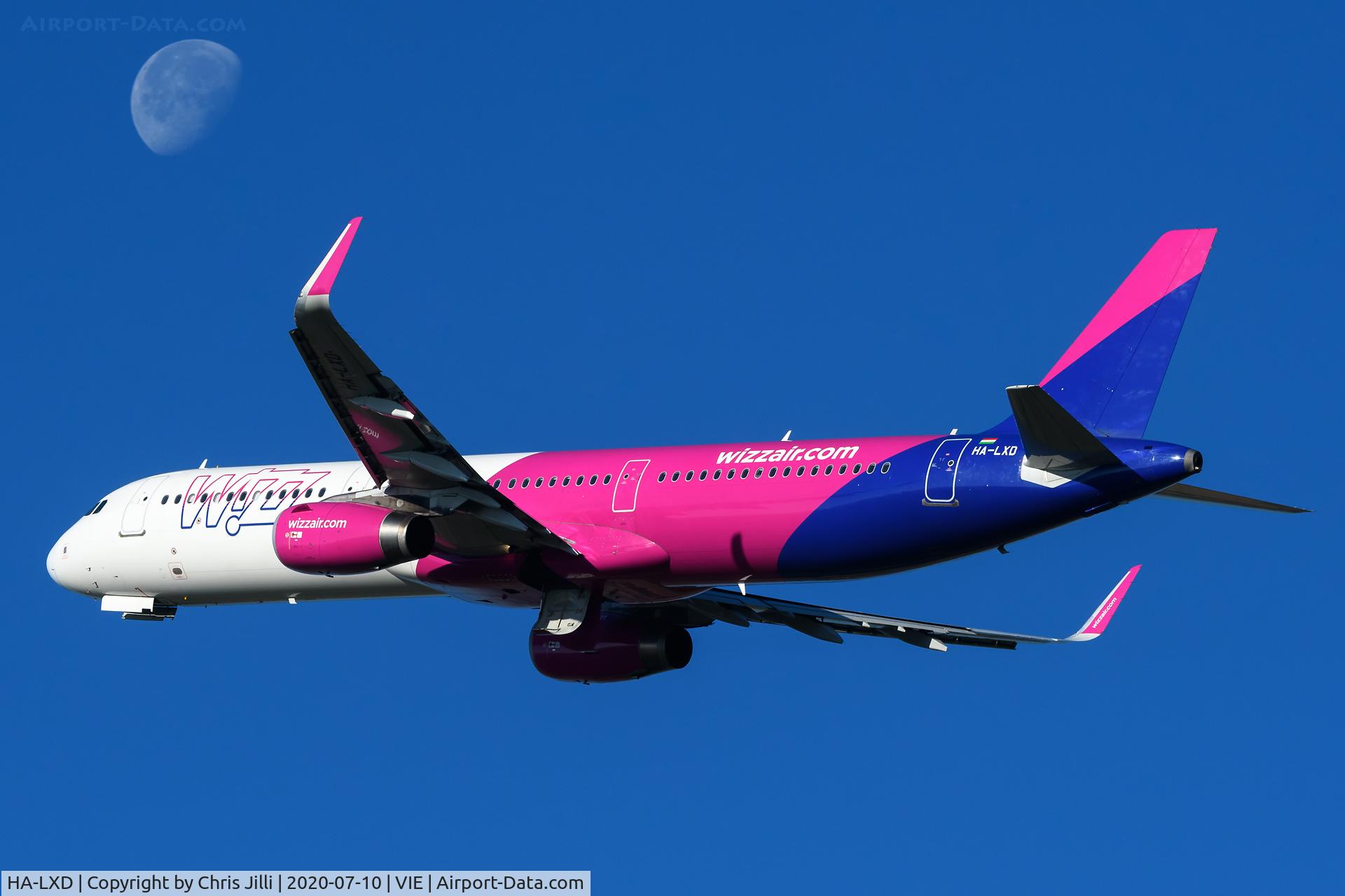 HA-LXD, 2016 Airbus A321-231 C/N 7032, Wizzair