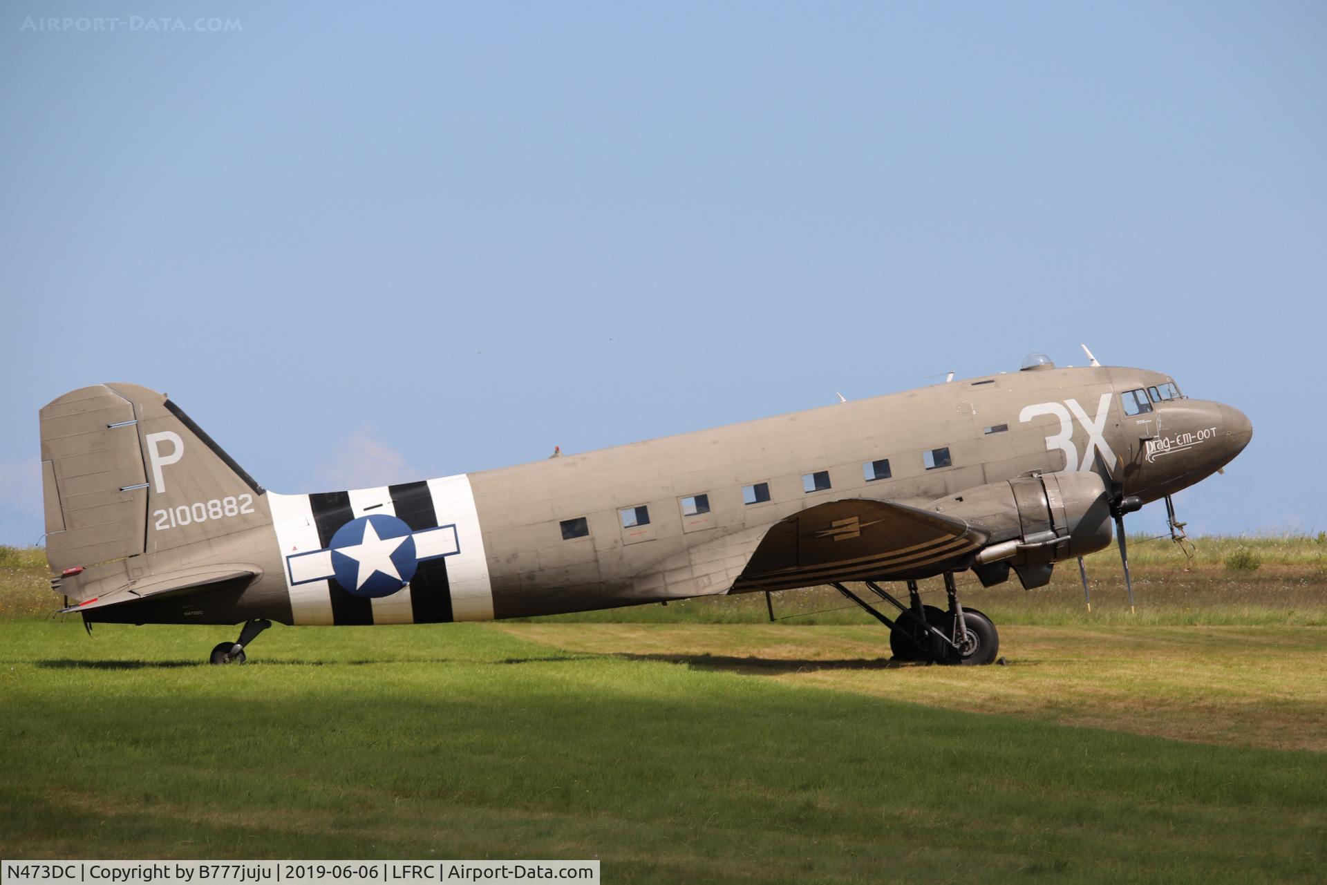 N473DC, 1942 Douglas DC3C (C-47A) C/N 19345, for 75 D-Day anniversary