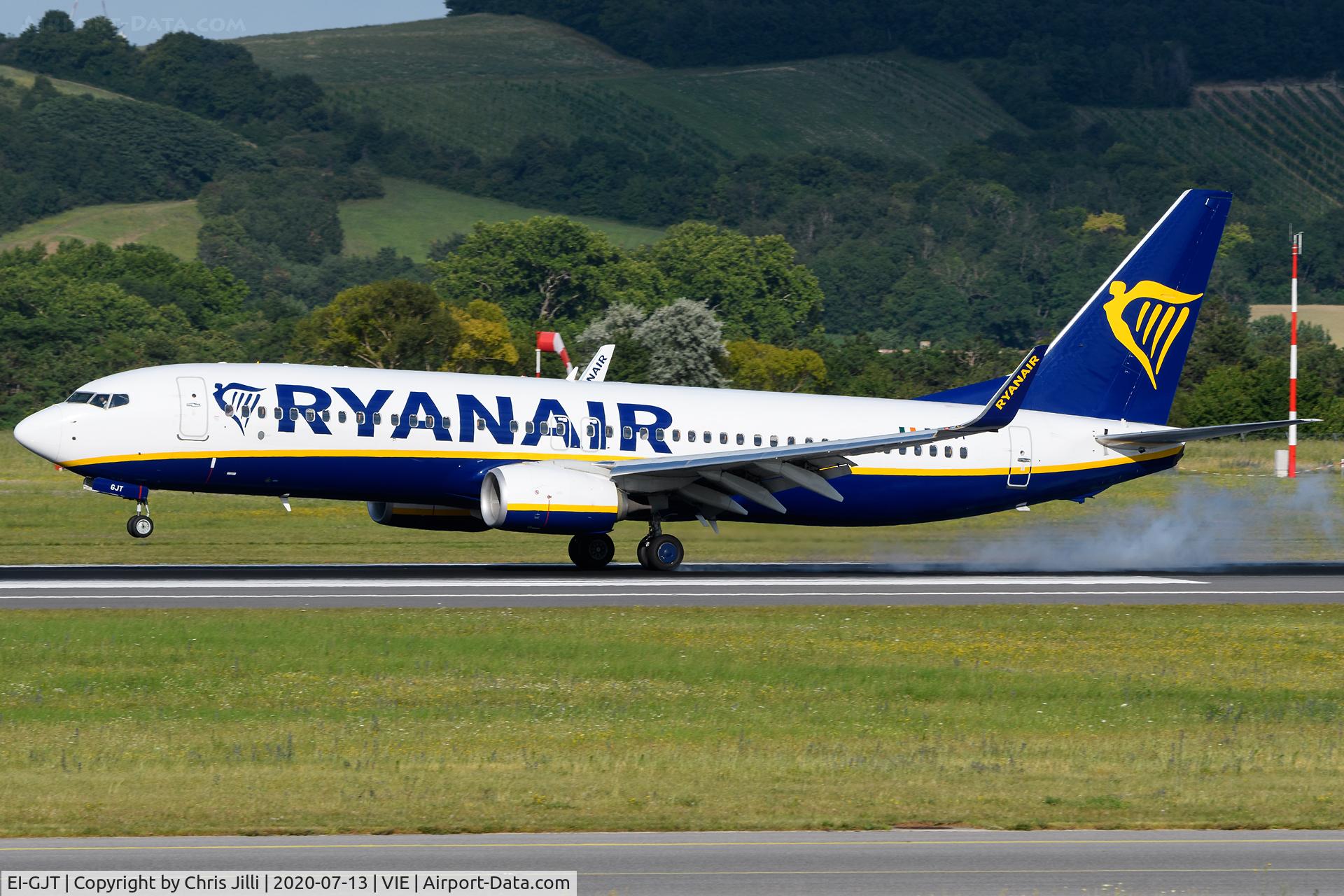 EI-GJT, 2018 Boeing 737-800 C/N 44837, Ryanair