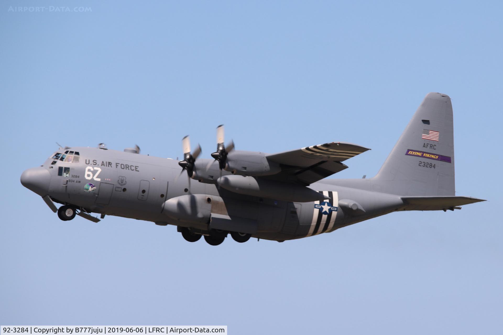 92-3284, Lockheed C-130H Hercules C/N 382-5338, for 75 D-Day anniversary