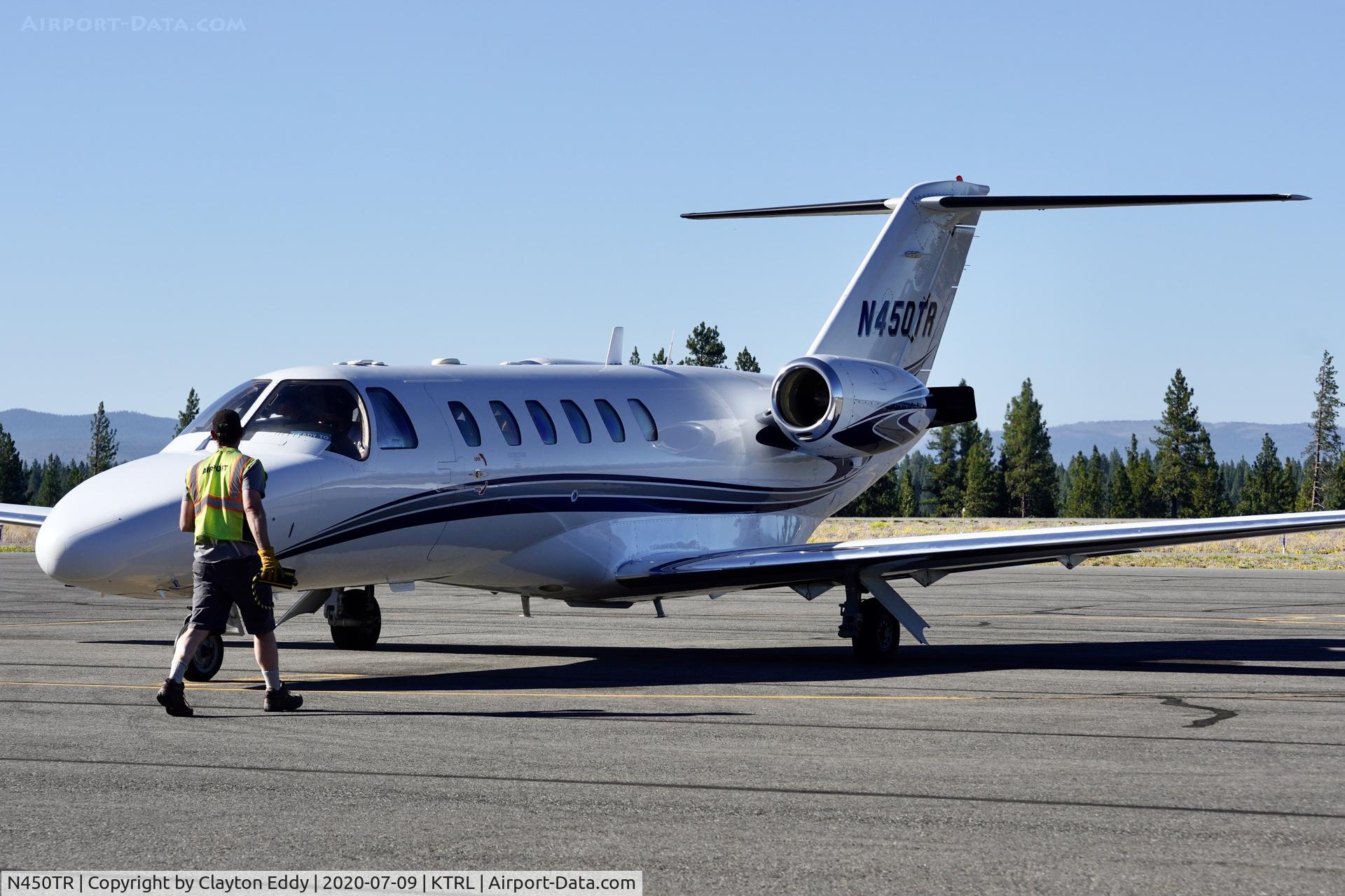 N450TR, 2005 Cessna 525A CitationJet CJ2 C/N 525A0227, Truckee Airport California 2020.