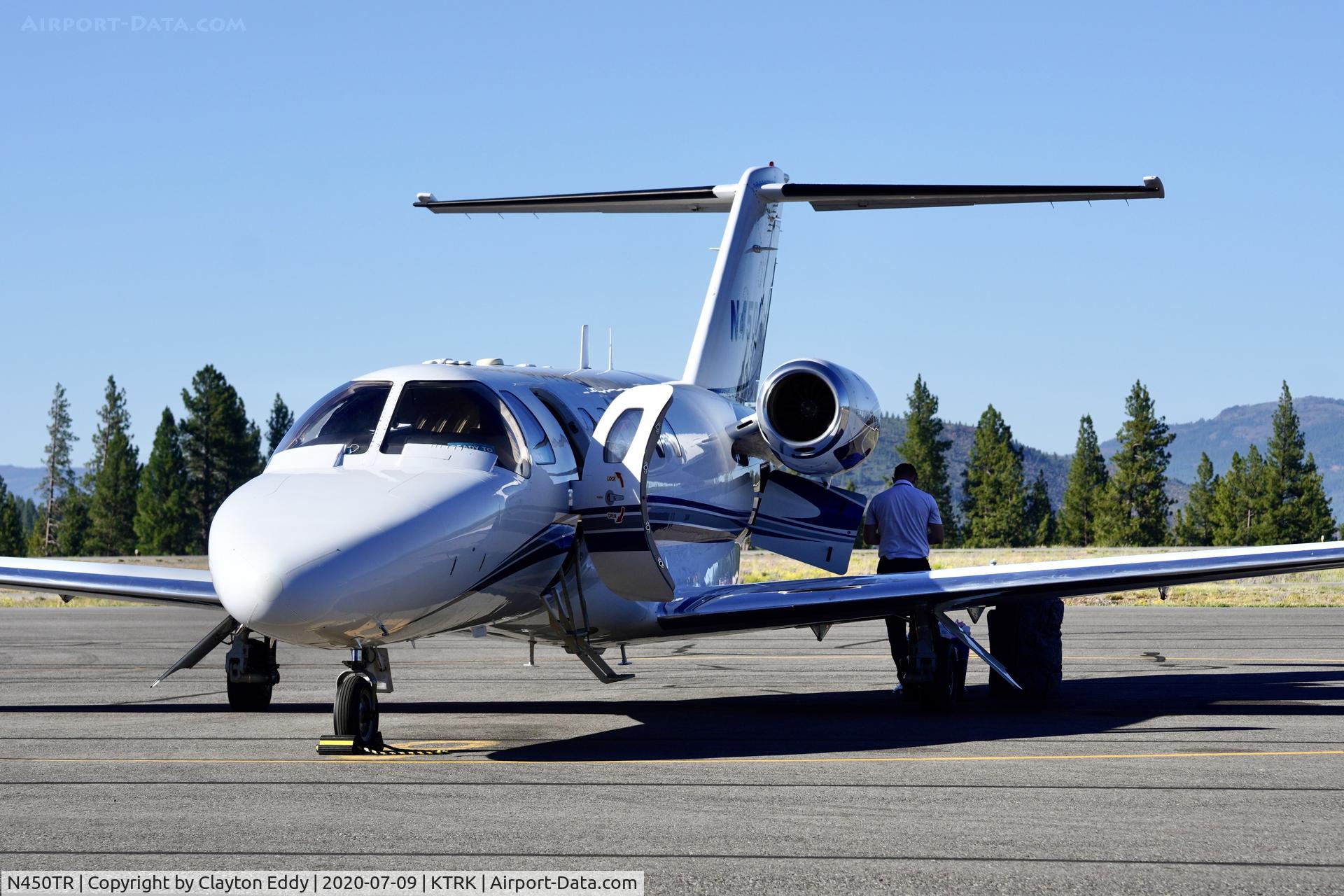 N450TR, 2005 Cessna 525A CitationJet CJ2 C/N 525A0227, Truckee Airport California 2020.