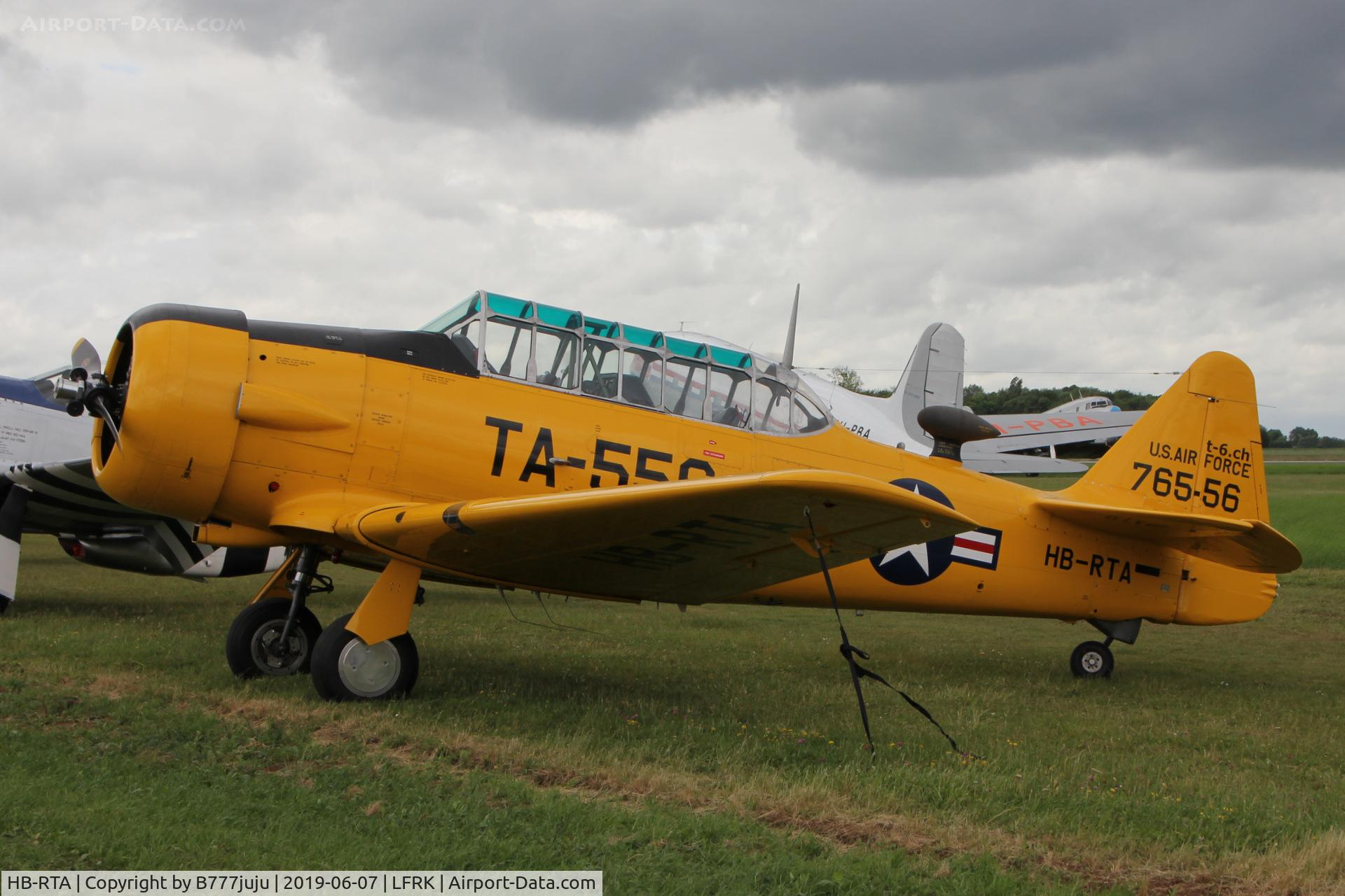 HB-RTA, 1941 North American AT-6 Harvard II C/N 76-3556, for 75 D-Day anniversary