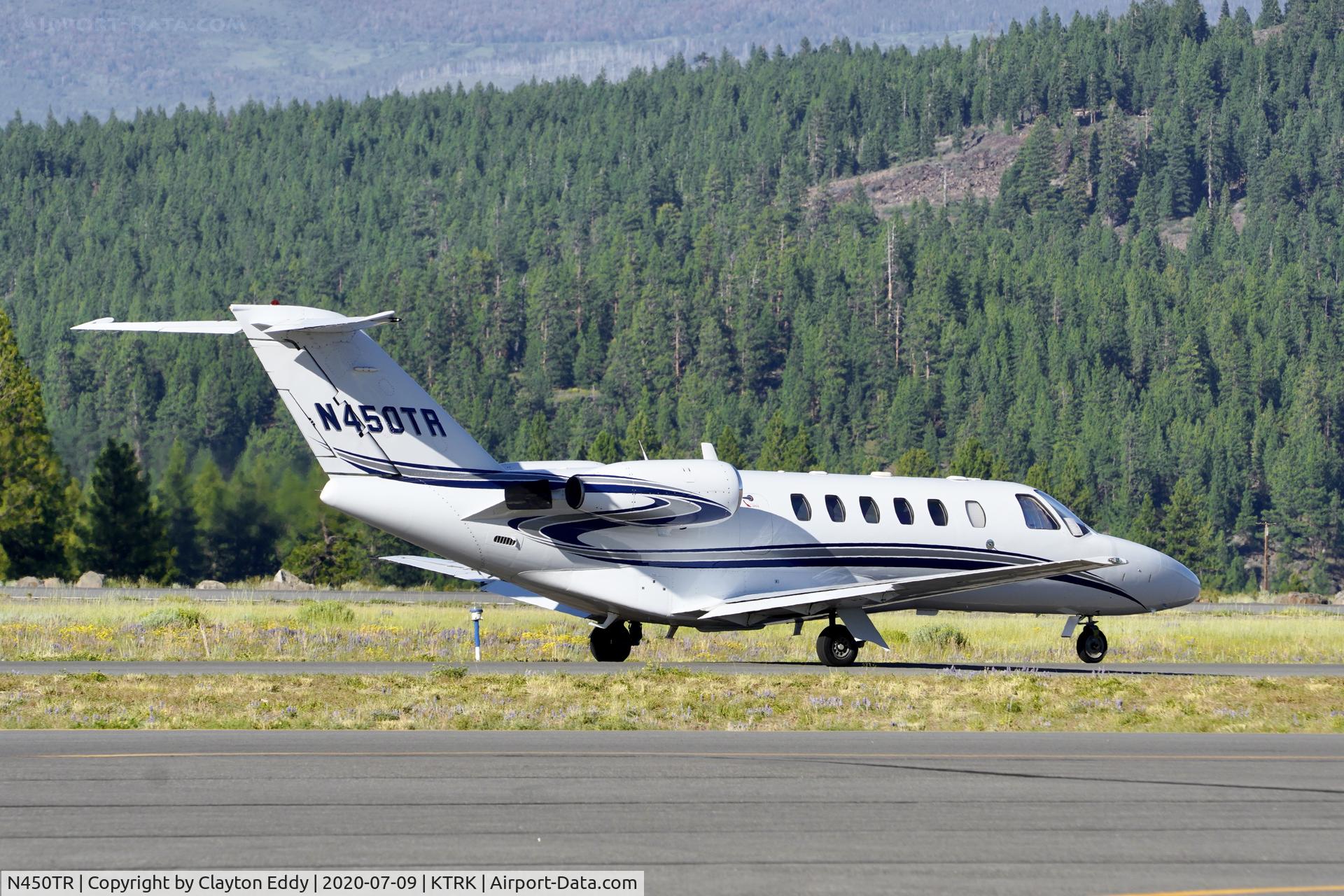 N450TR, 2005 Cessna 525A CitationJet CJ2 C/N 525A0227, Truckee Airport California 2020.