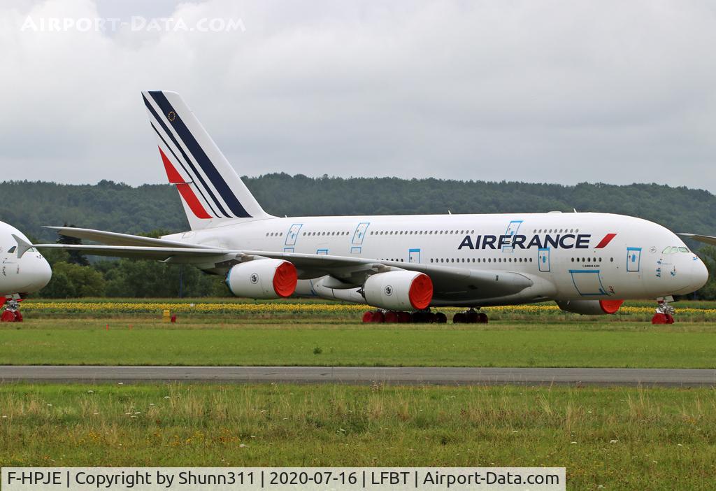 F-HPJE, 2010 Airbus A380-861 C/N 052, Stored @LDE... Probably never fly again...